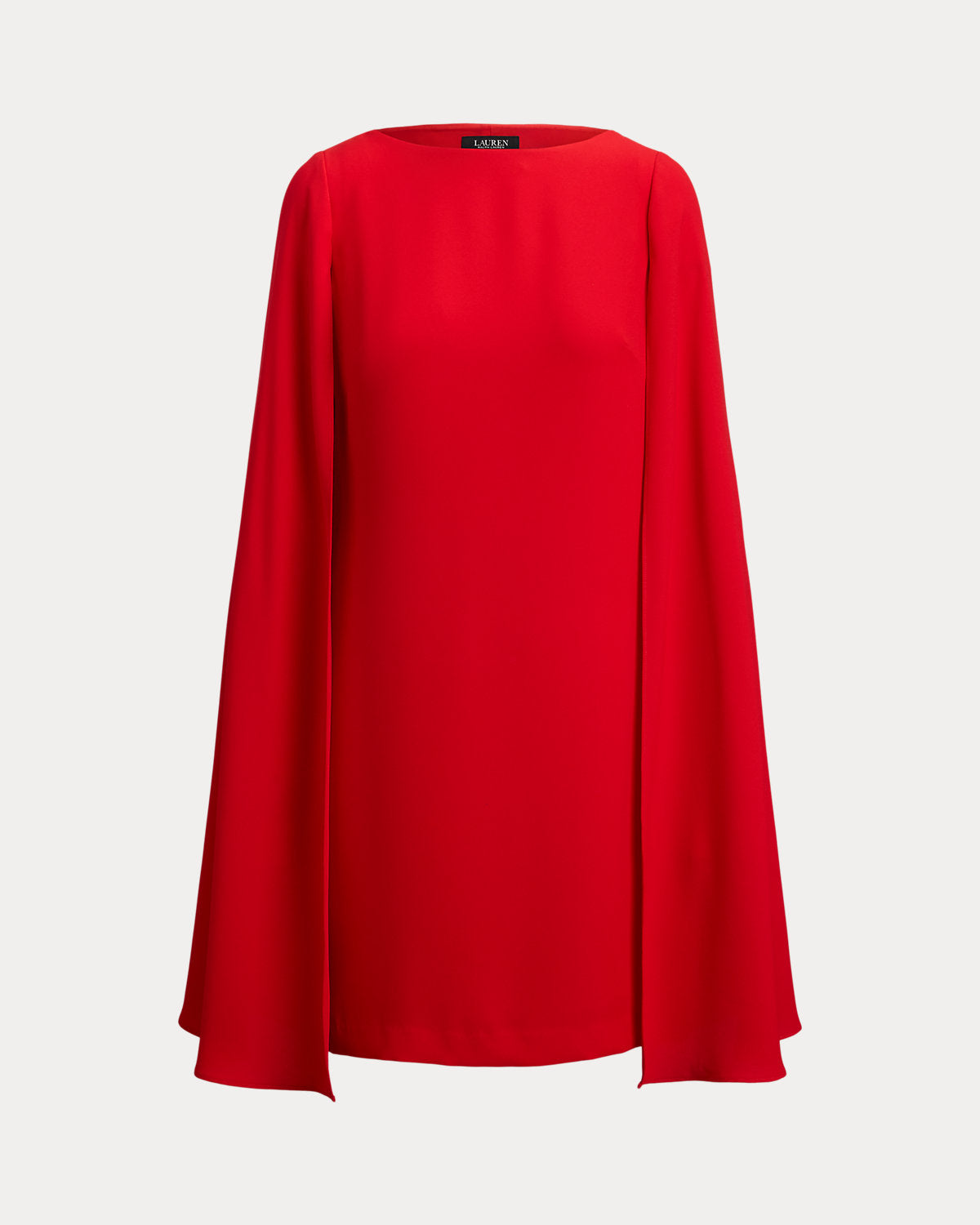 Cape Georgette Cocktail Dress
