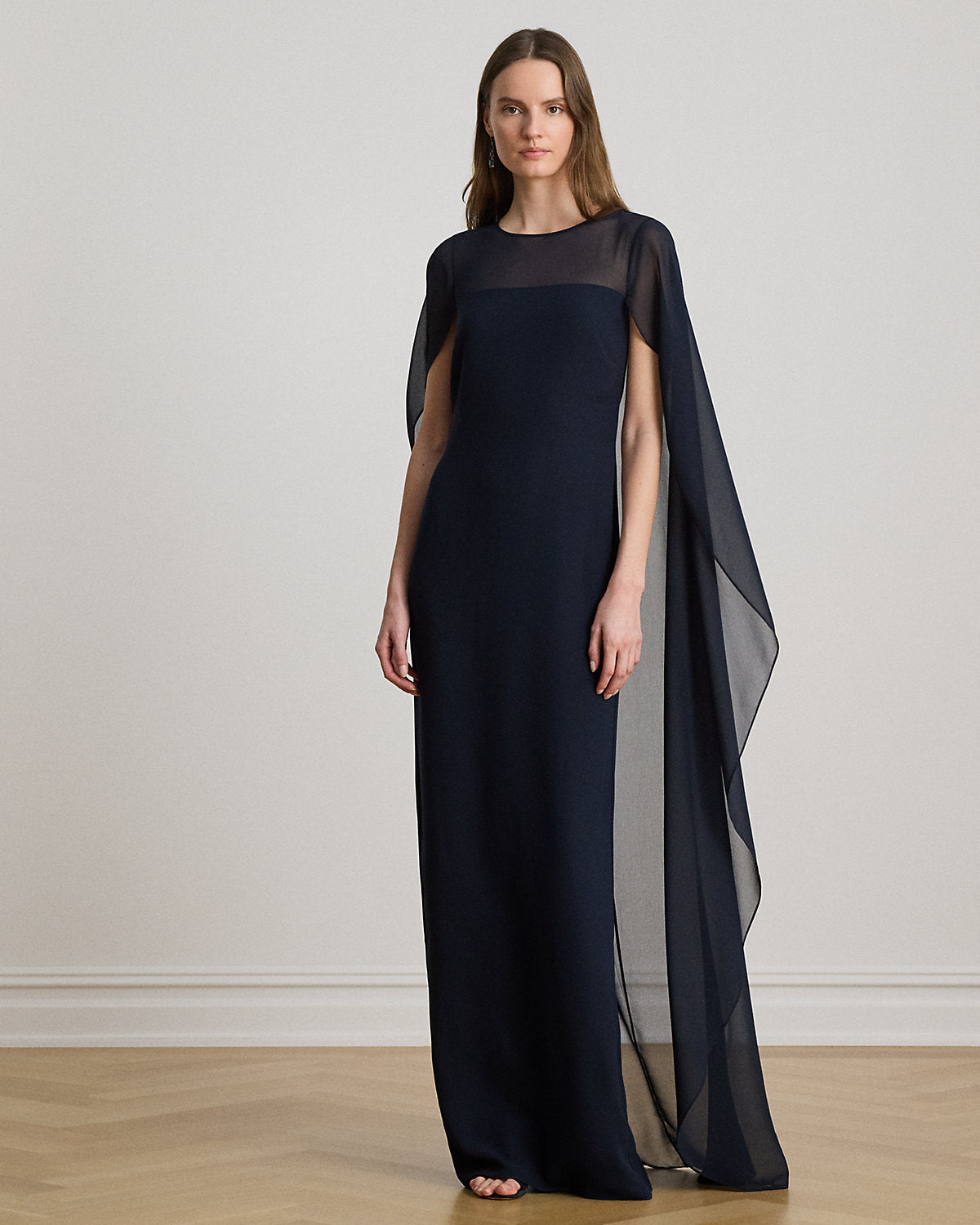 Cape Georgette Gown