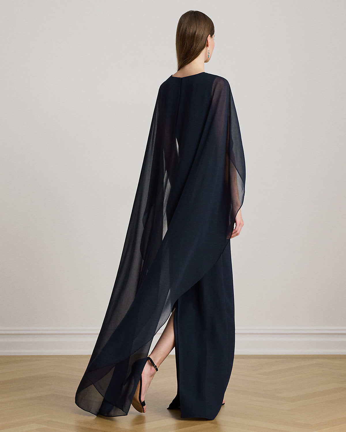 Cape Georgette Gown