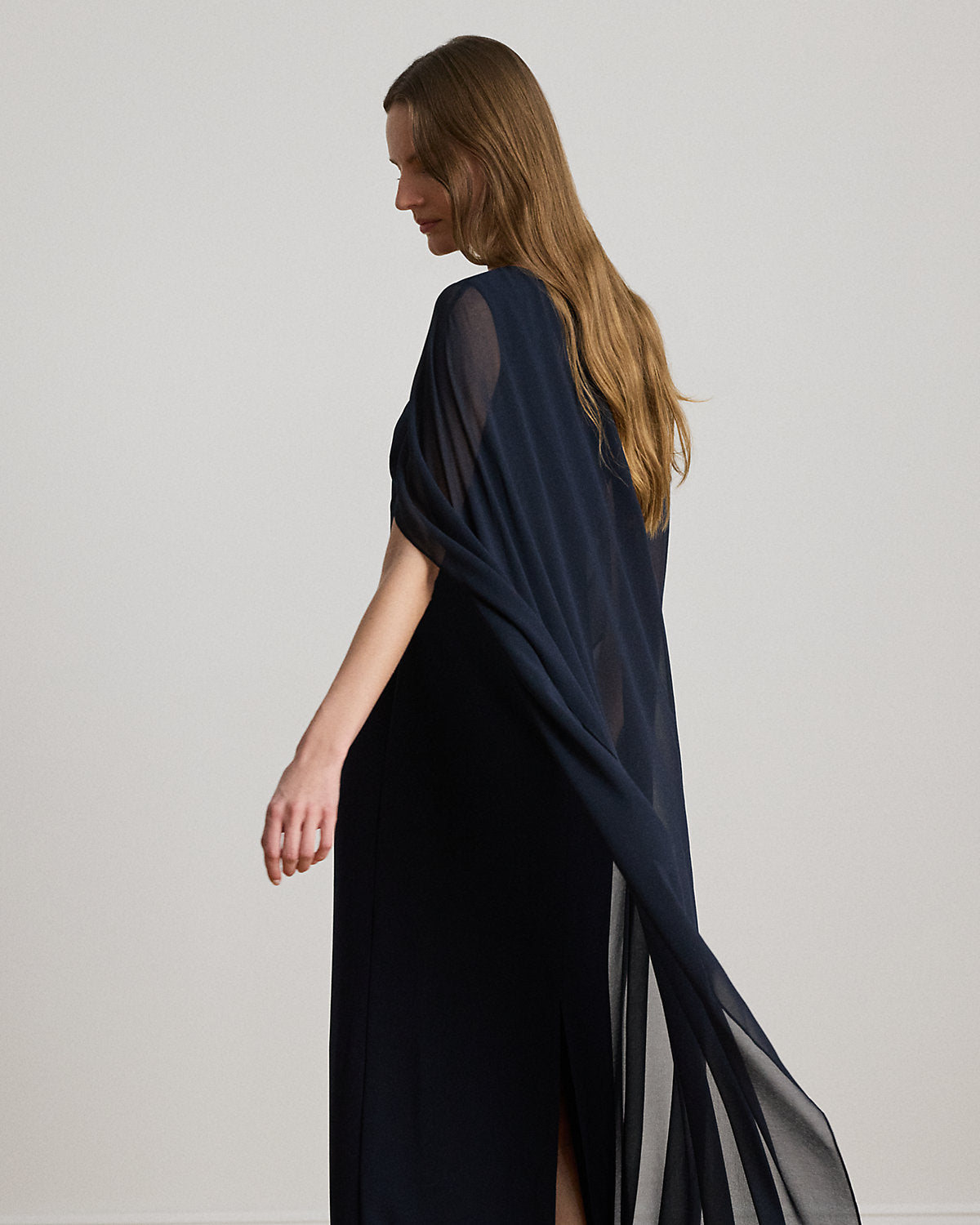 Cape Georgette Gown
