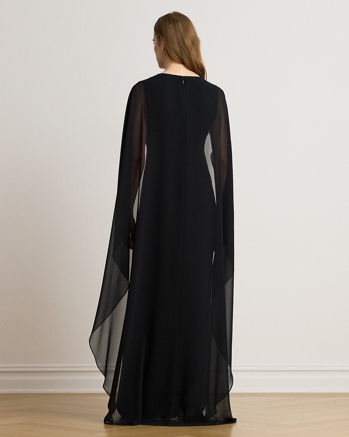 Cape Georgette Gown