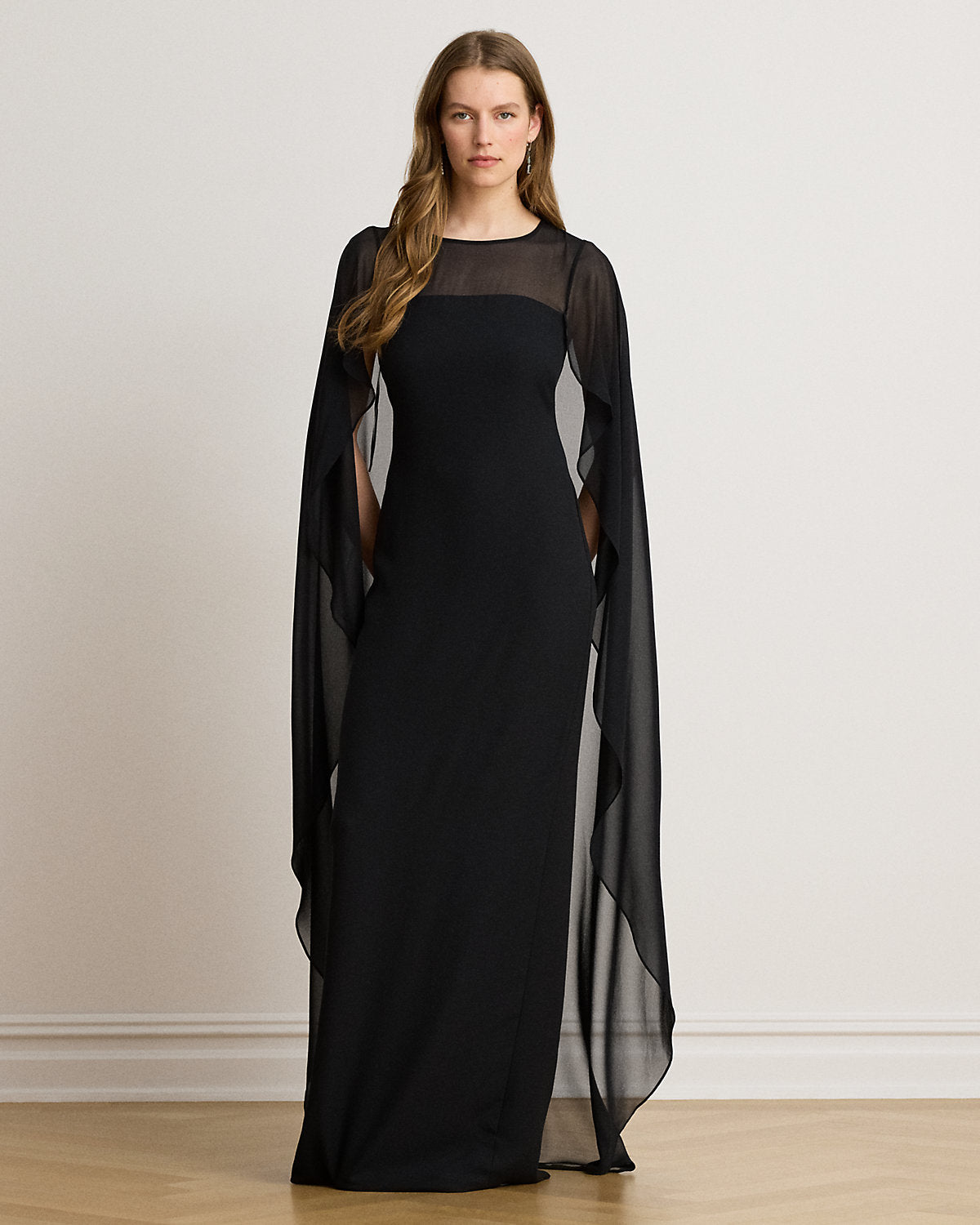 Cape Georgette Gown