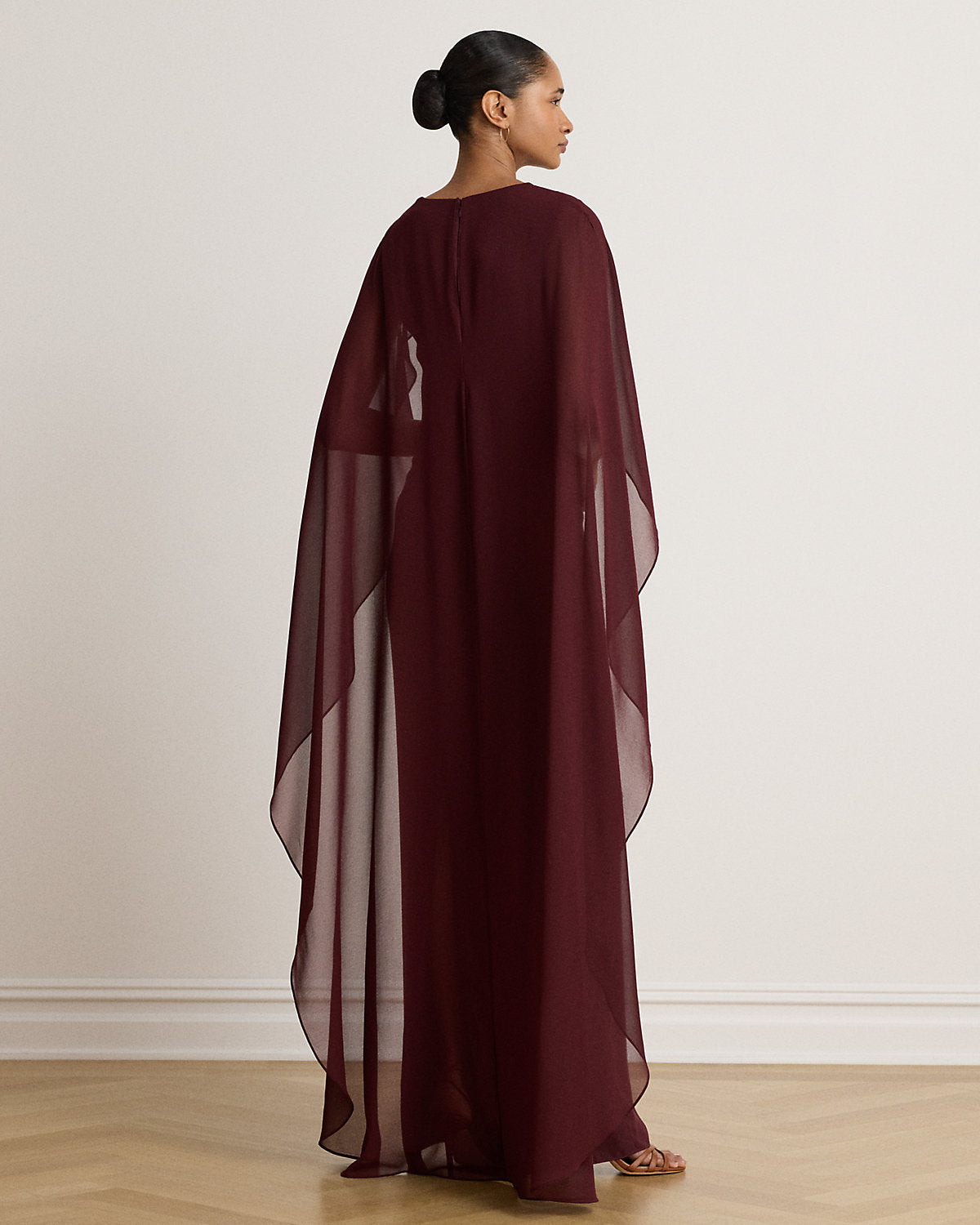 Cape Georgette Gown