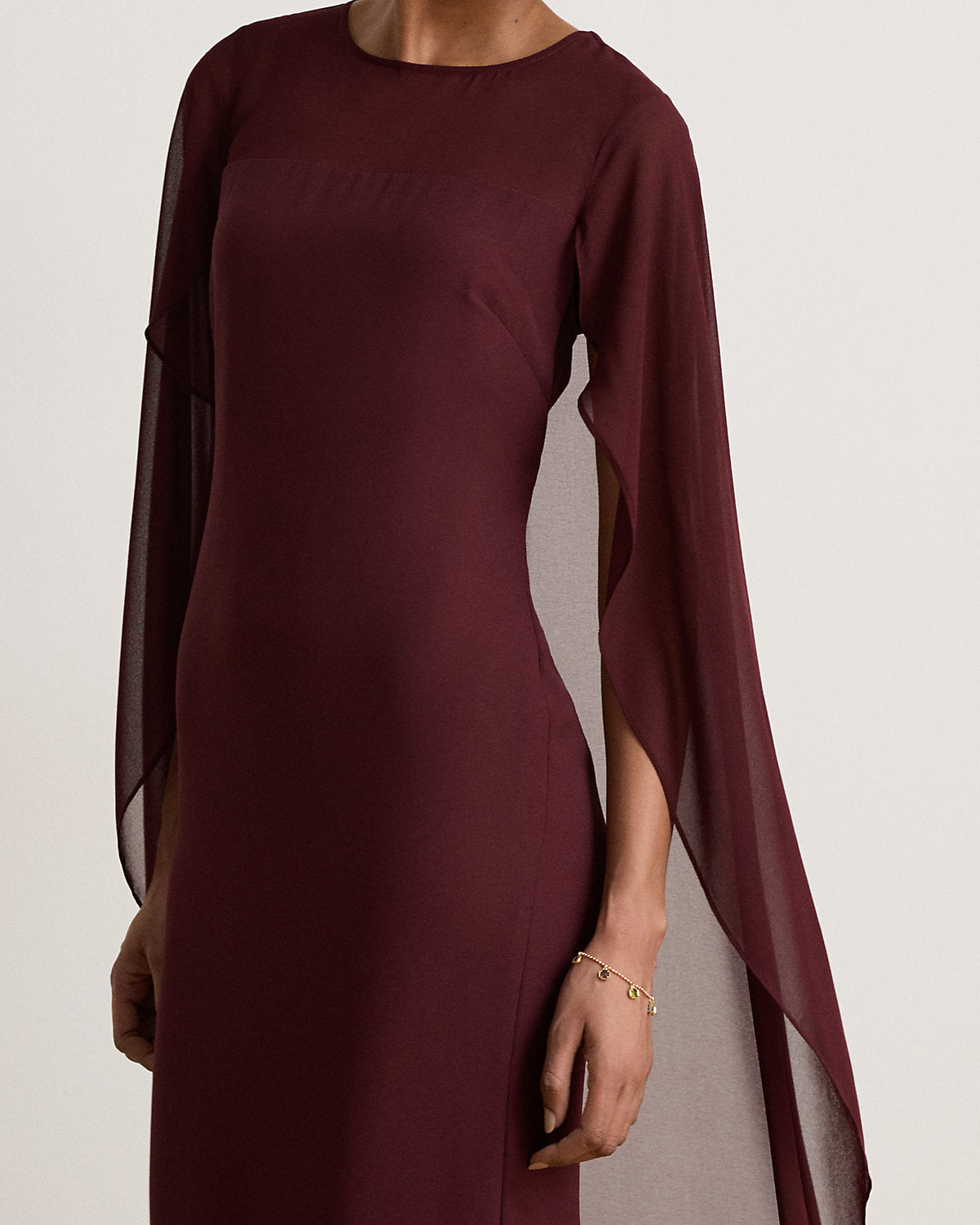 Cape Georgette Gown