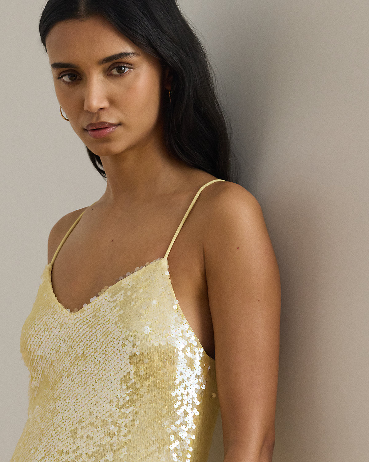 Sequined Sleeveless Cocktail Dress