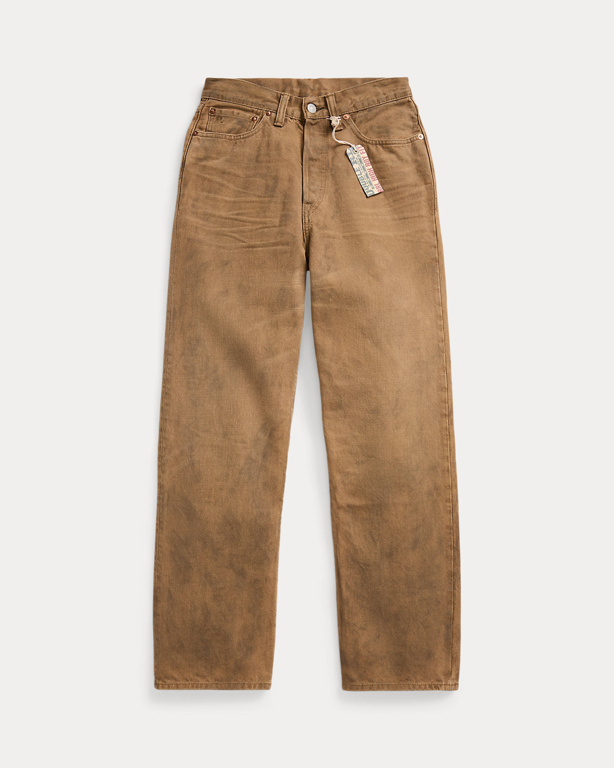 High Boy Fit Tan Jean