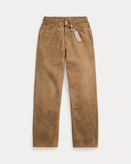 High Boy Fit Tan Jean