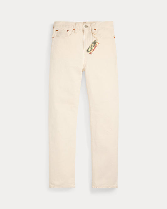 Straight Leg Fit Seeded Natural Jean