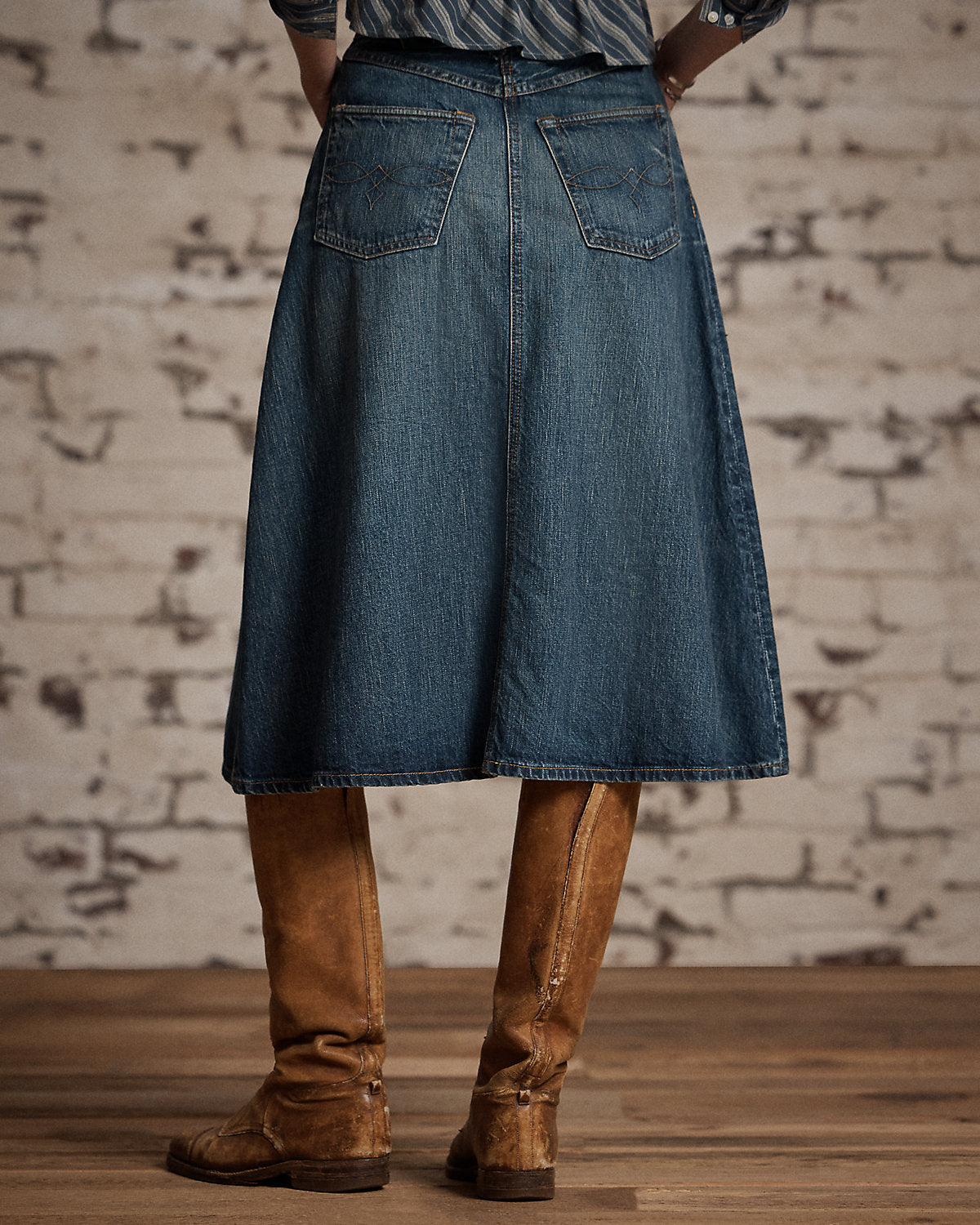 Indigo Selvedge Denim Skirt