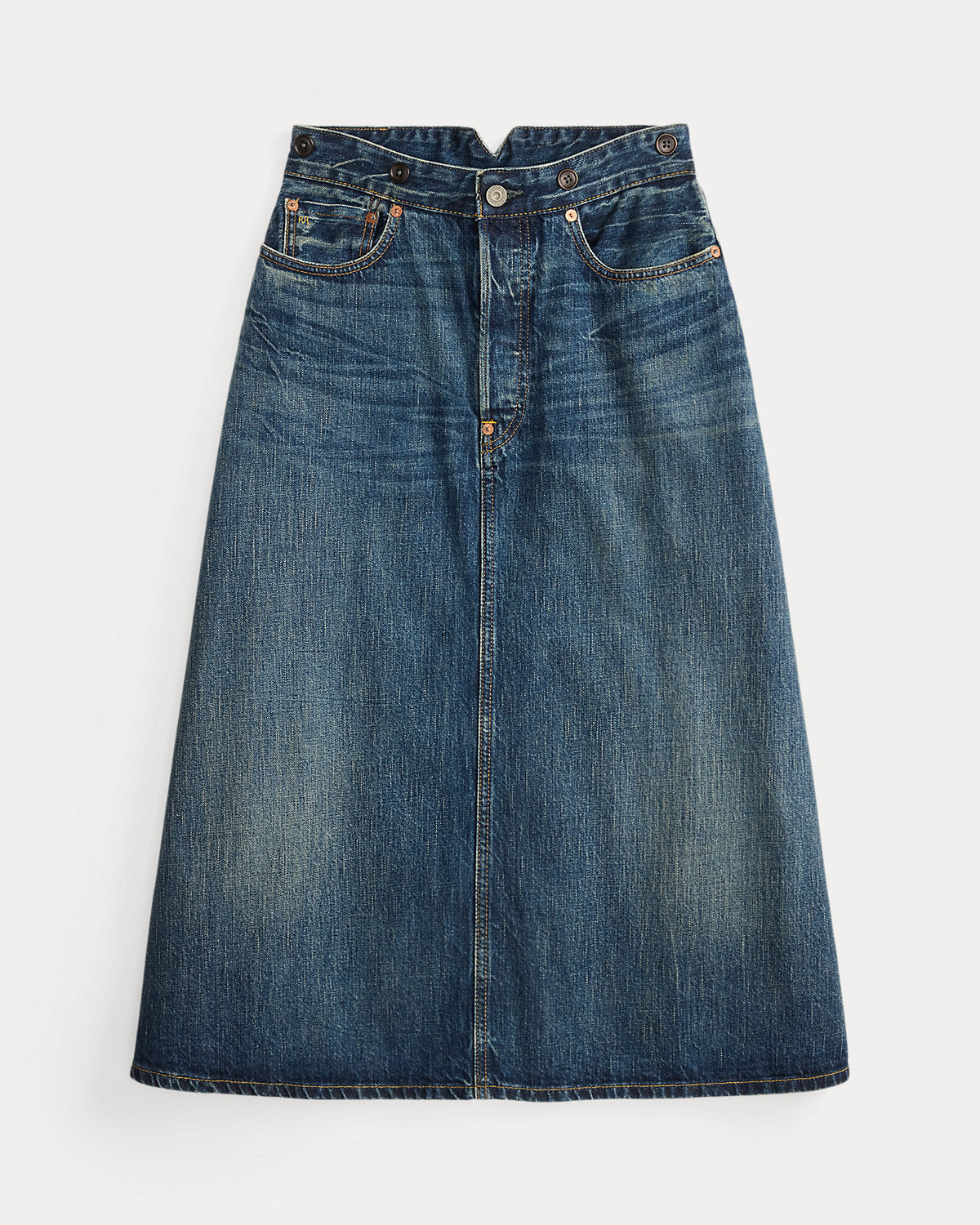 Indigo Selvedge Denim Skirt
