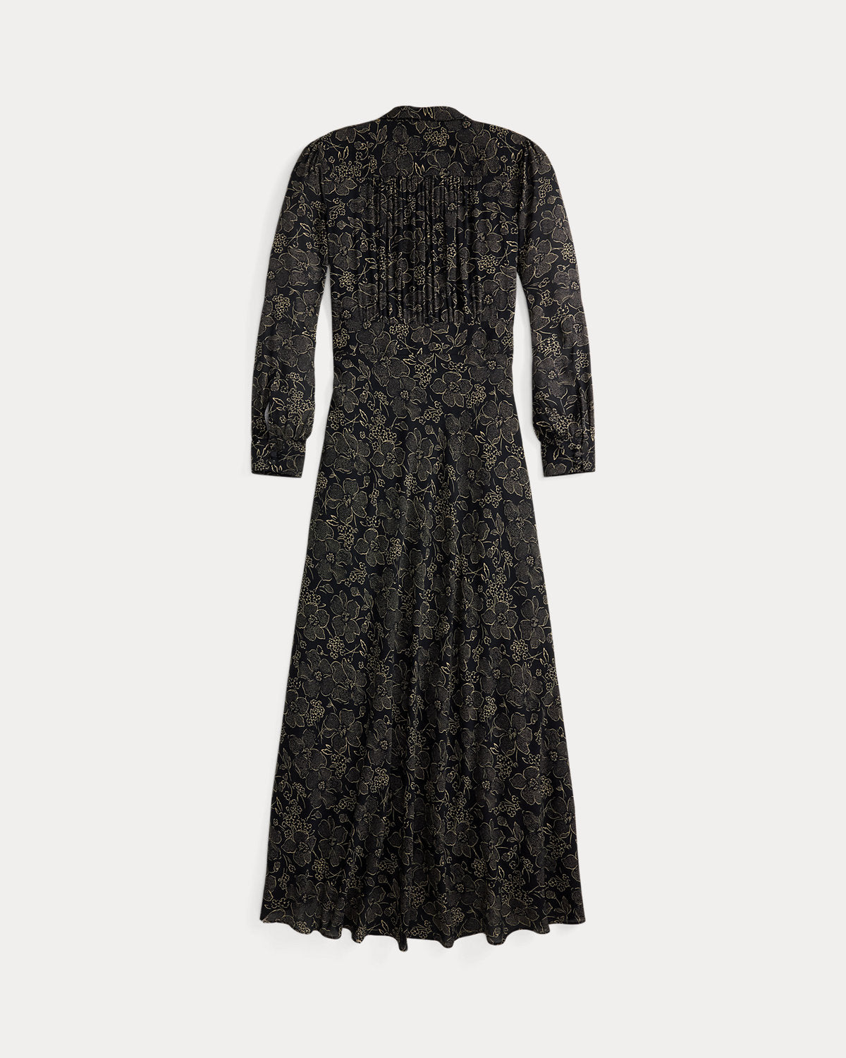 Floral-Print Crepe Dress