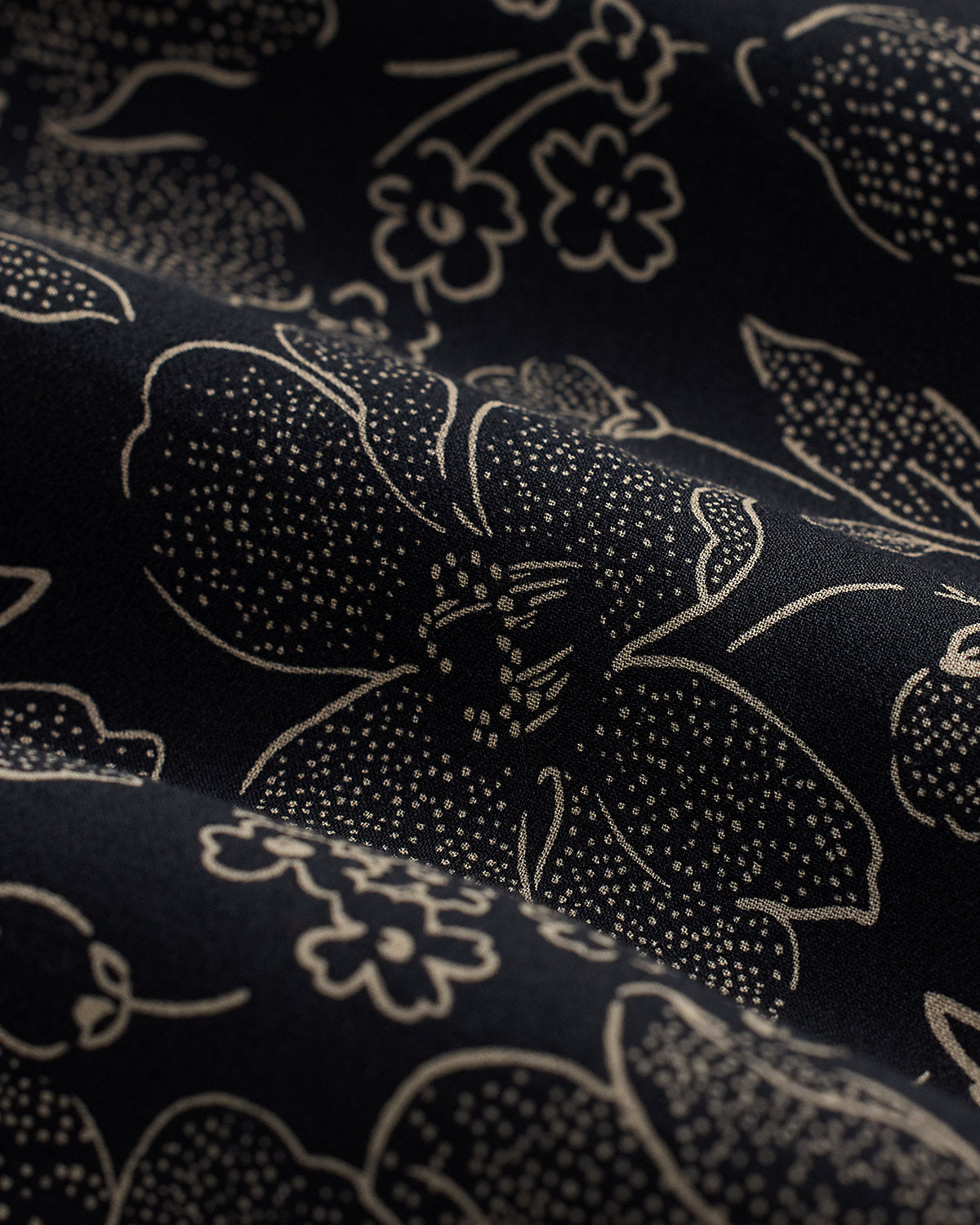 Floral-Print Crepe Dress