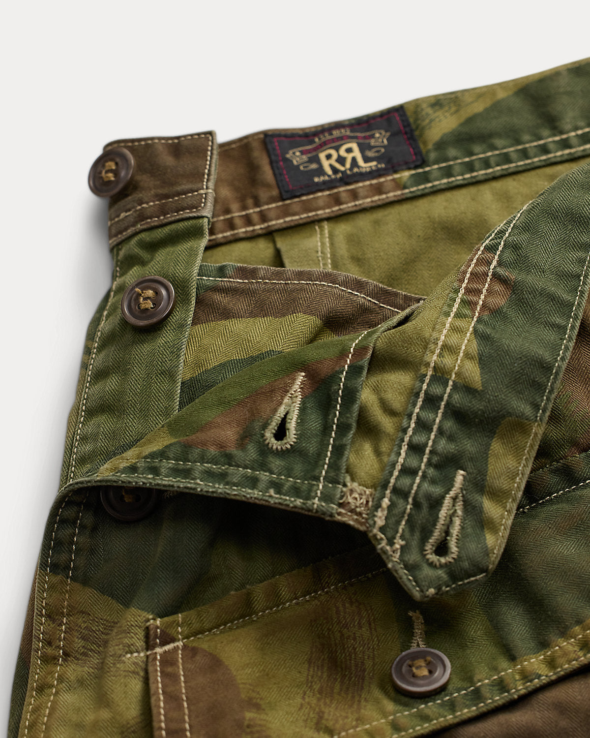 Camo Herringbone Twill Pant