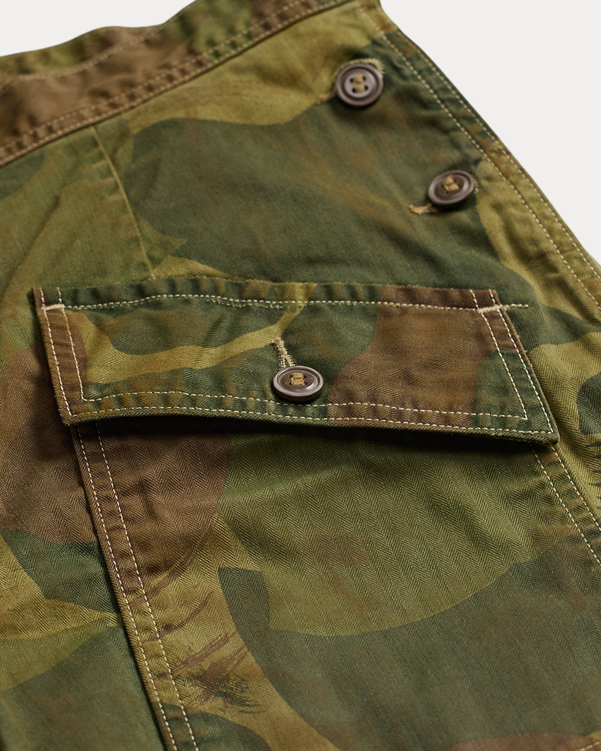 Camo Herringbone Twill Pant