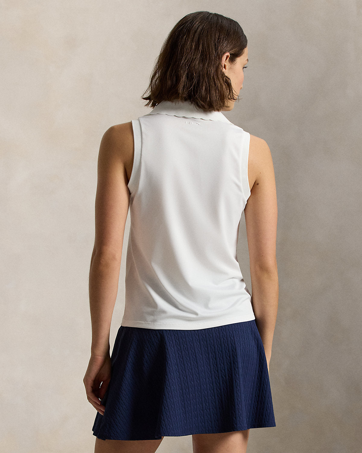 Tailored Fit Sleeveless Polo Shirt
