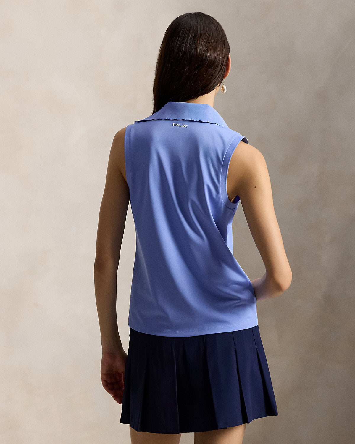 Tailored Fit Sleeveless Polo Shirt