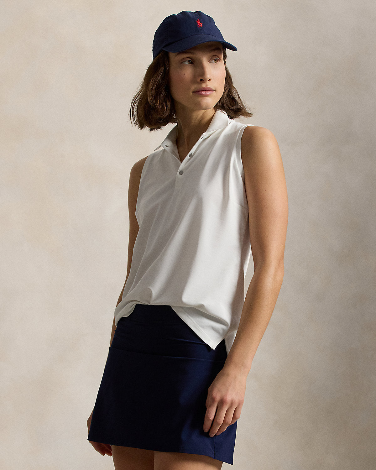 Classic Fit Sleeveless Tour Polo Shirt