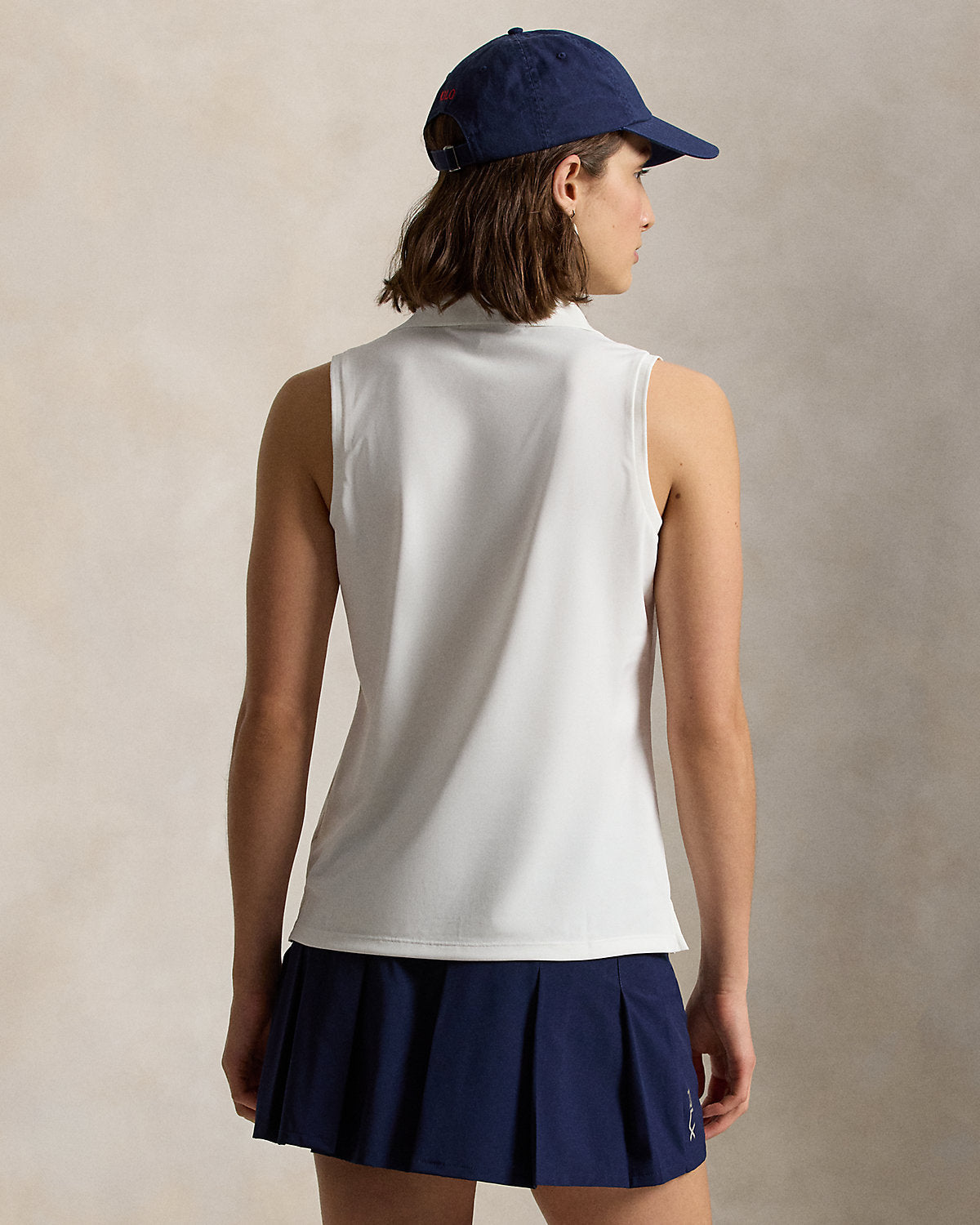 Classic Fit Sleeveless Tour Polo Shirt
