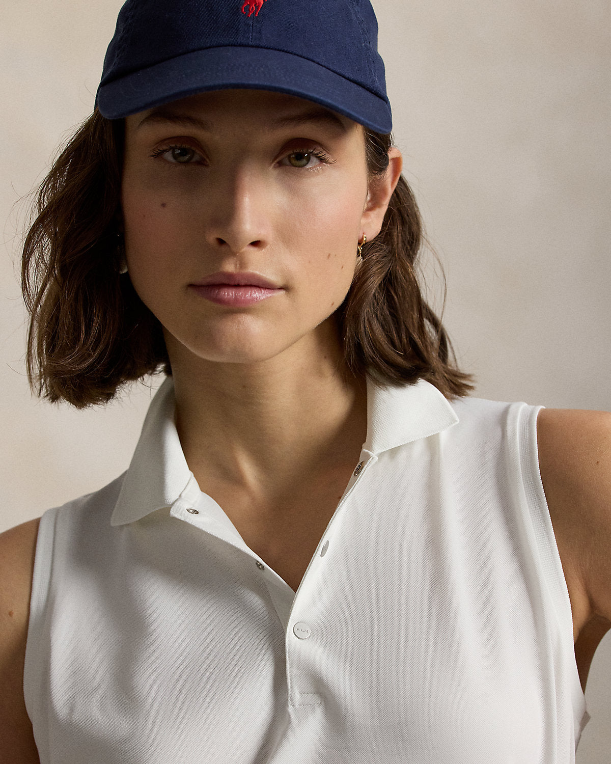 Classic Fit Sleeveless Tour Polo Shirt