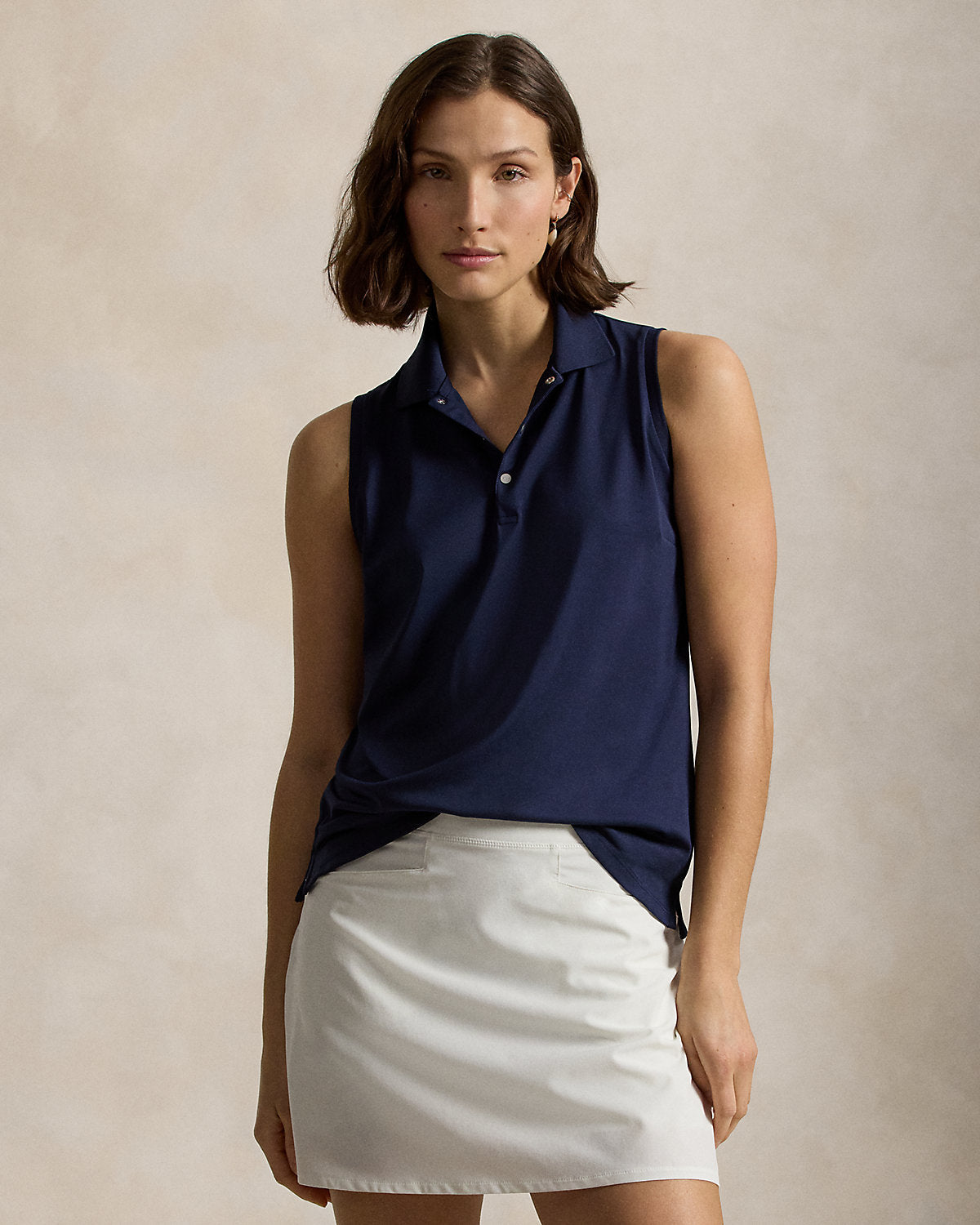 Classic Fit Sleeveless Tour Polo Shirt