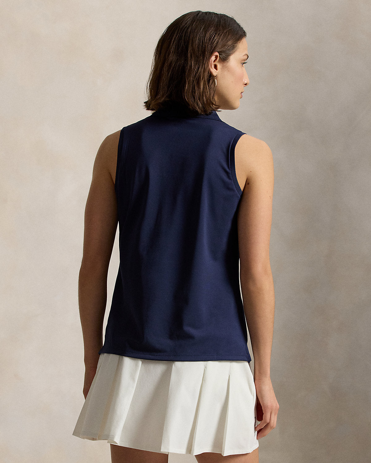 Classic Fit Sleeveless Tour Polo Shirt