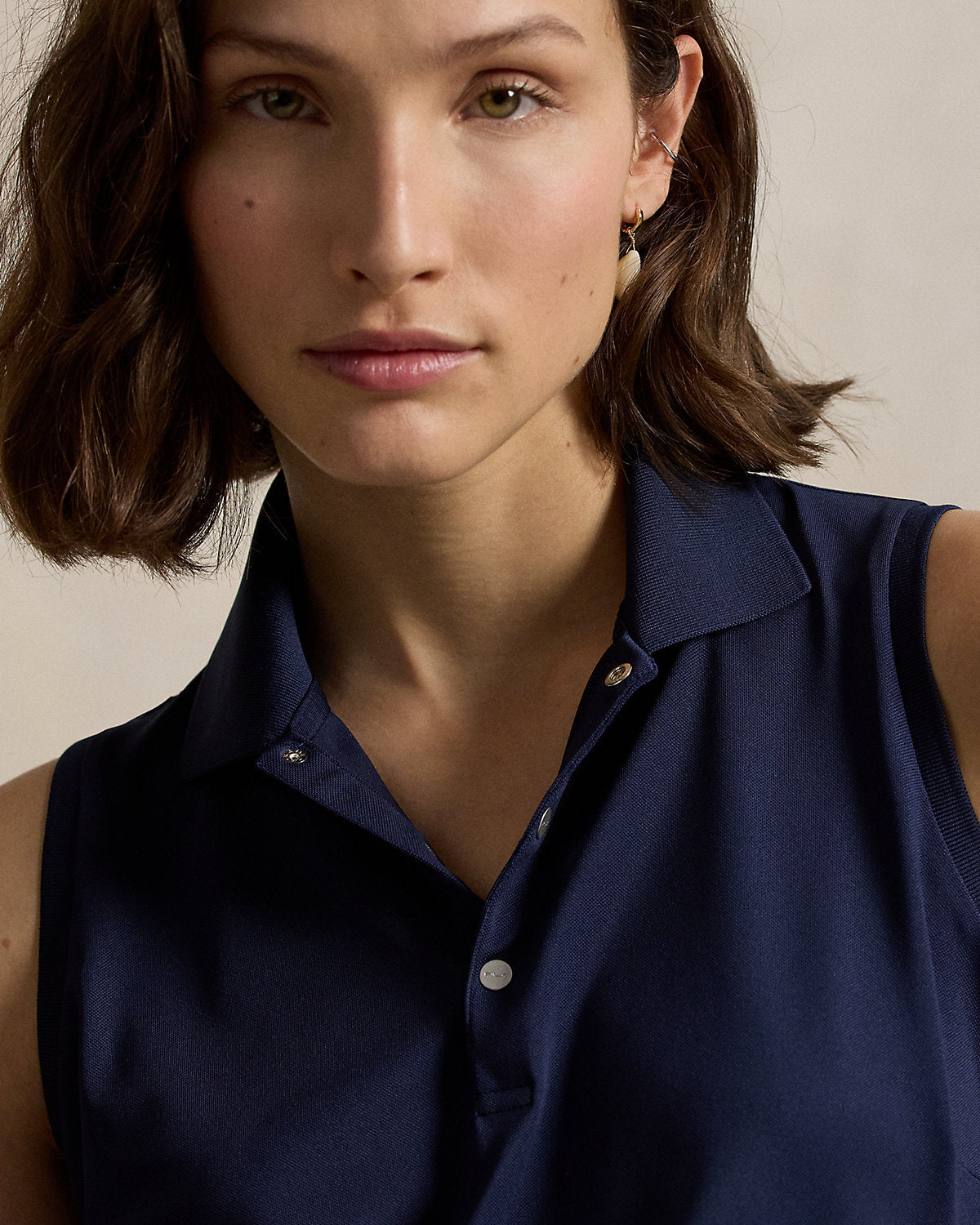 Classic Fit Sleeveless Tour Polo Shirt