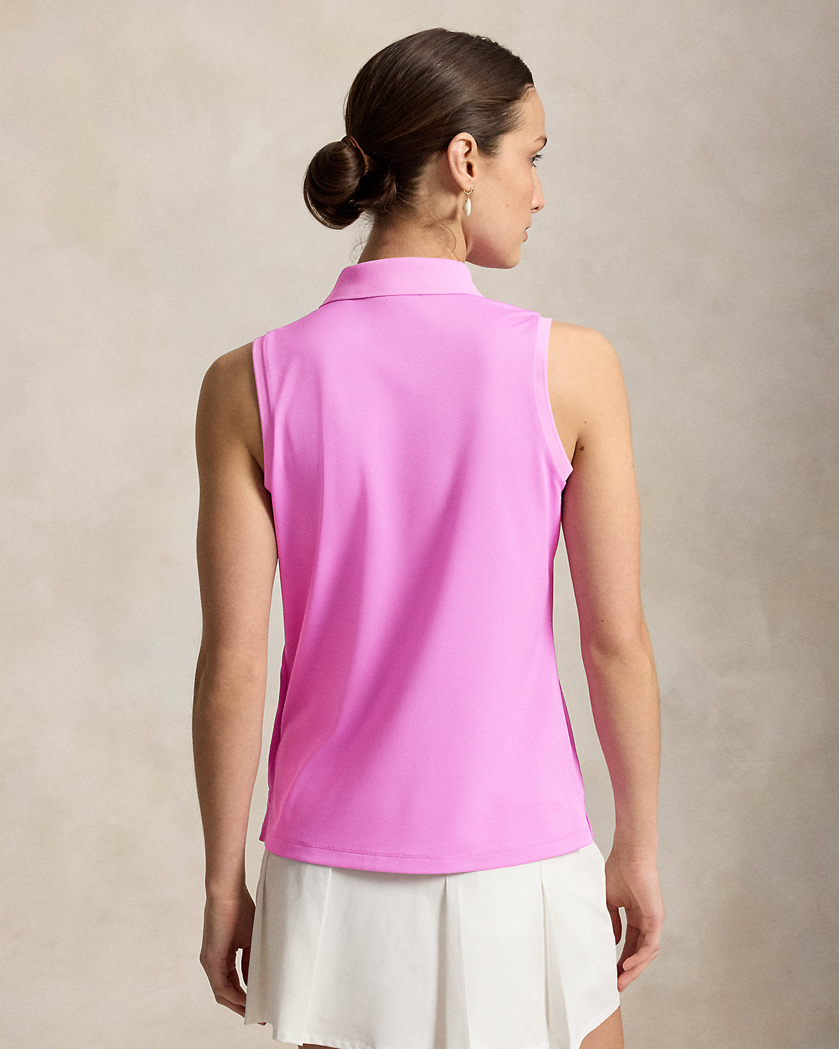 Classic Fit Sleeveless Polo Shirt