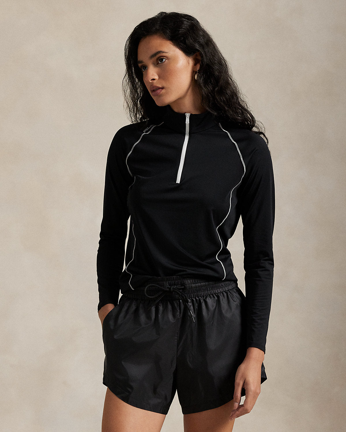 Stretch-Jersey Quarter-Zip