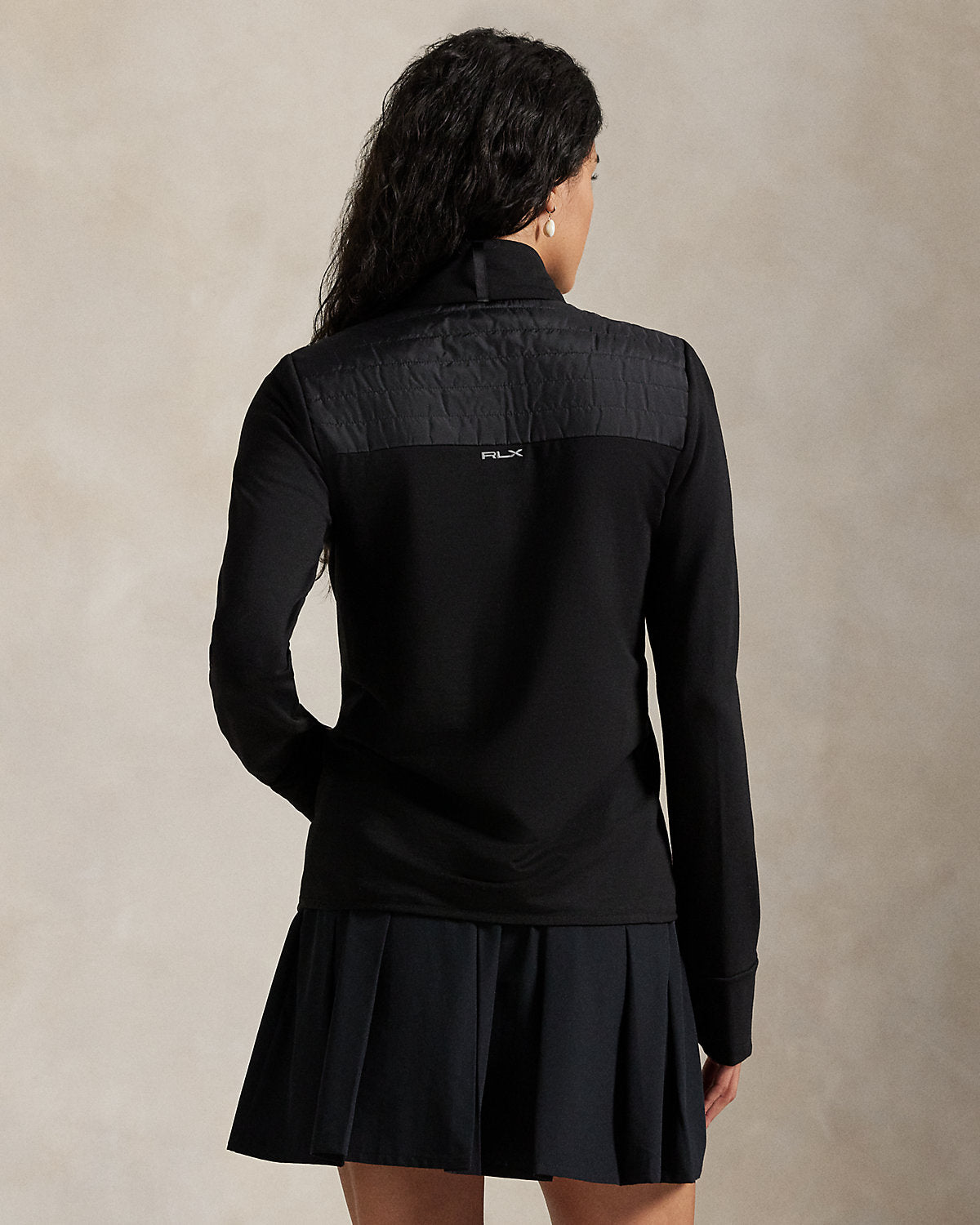 Hybrid French Terry-Quilted Zip Jacket
