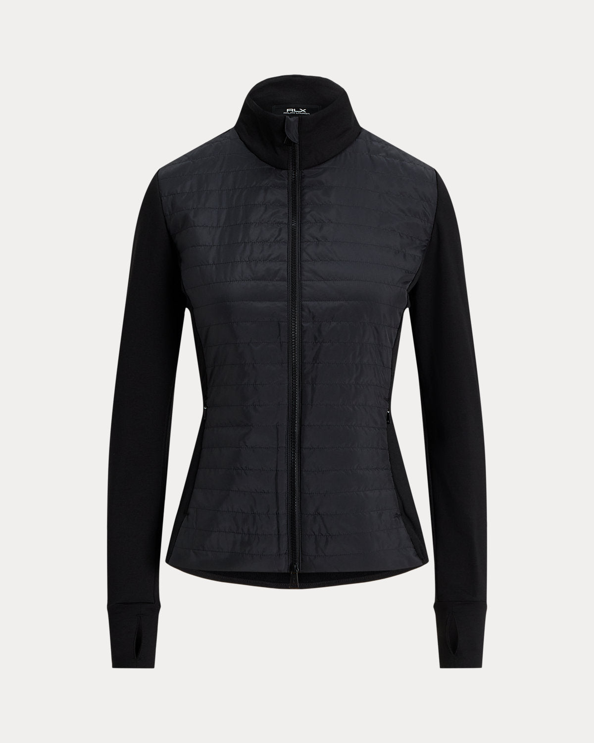 Hybrid French Terry-Quilted Zip Jacket