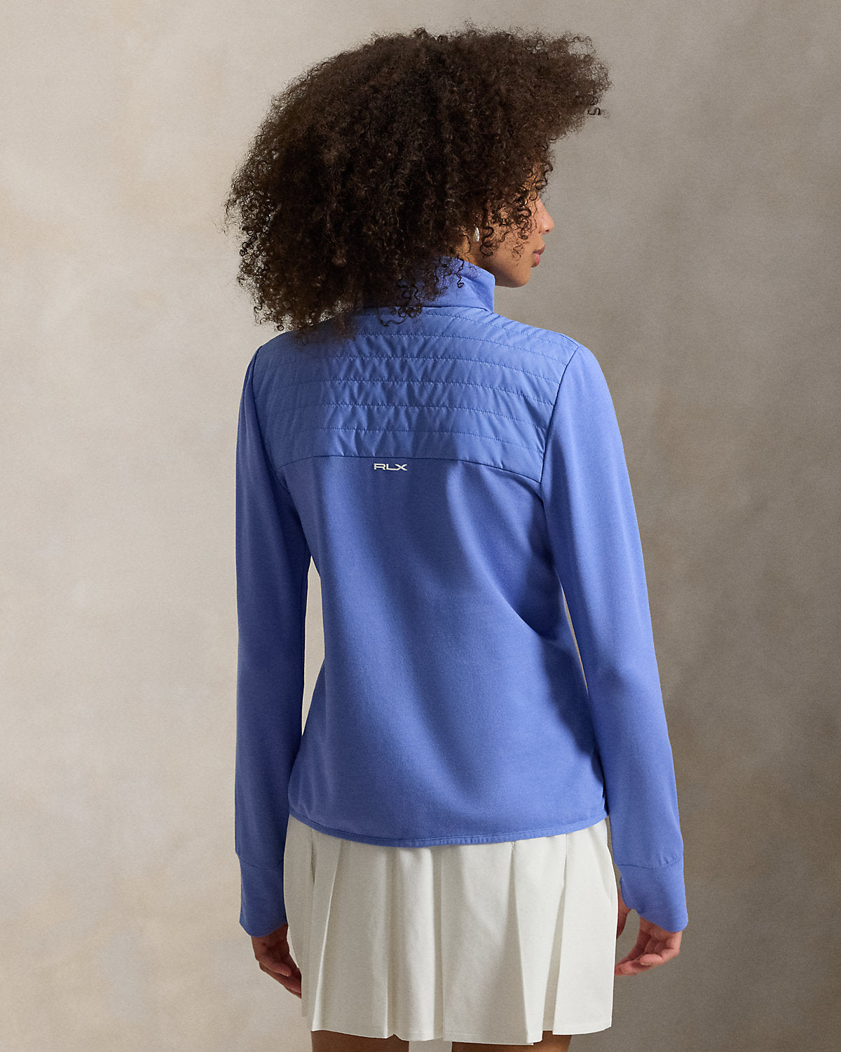 Hybrid French Terry-Quilted Zip Jacket