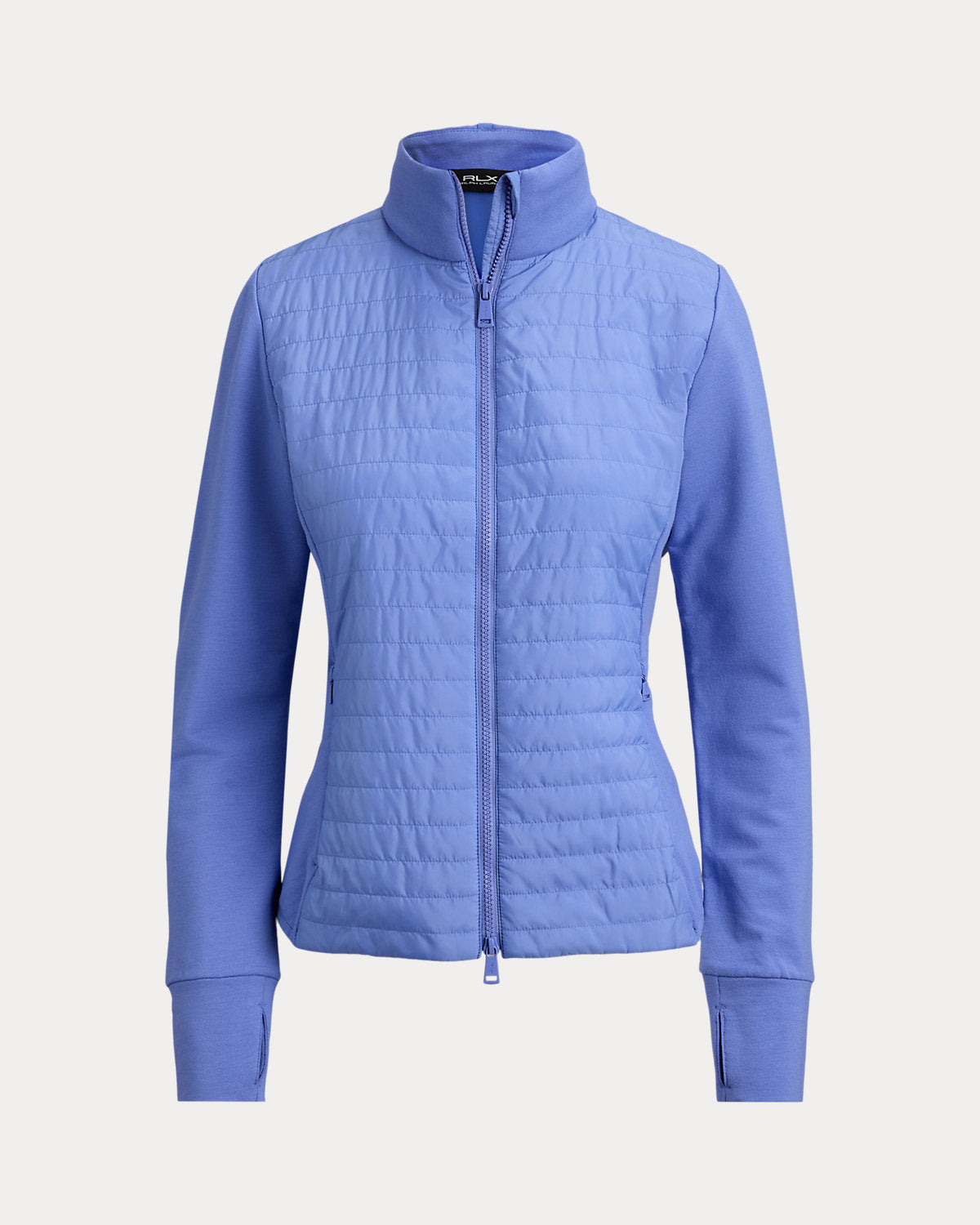 Hybrid French Terry-Quilted Zip Jacket
