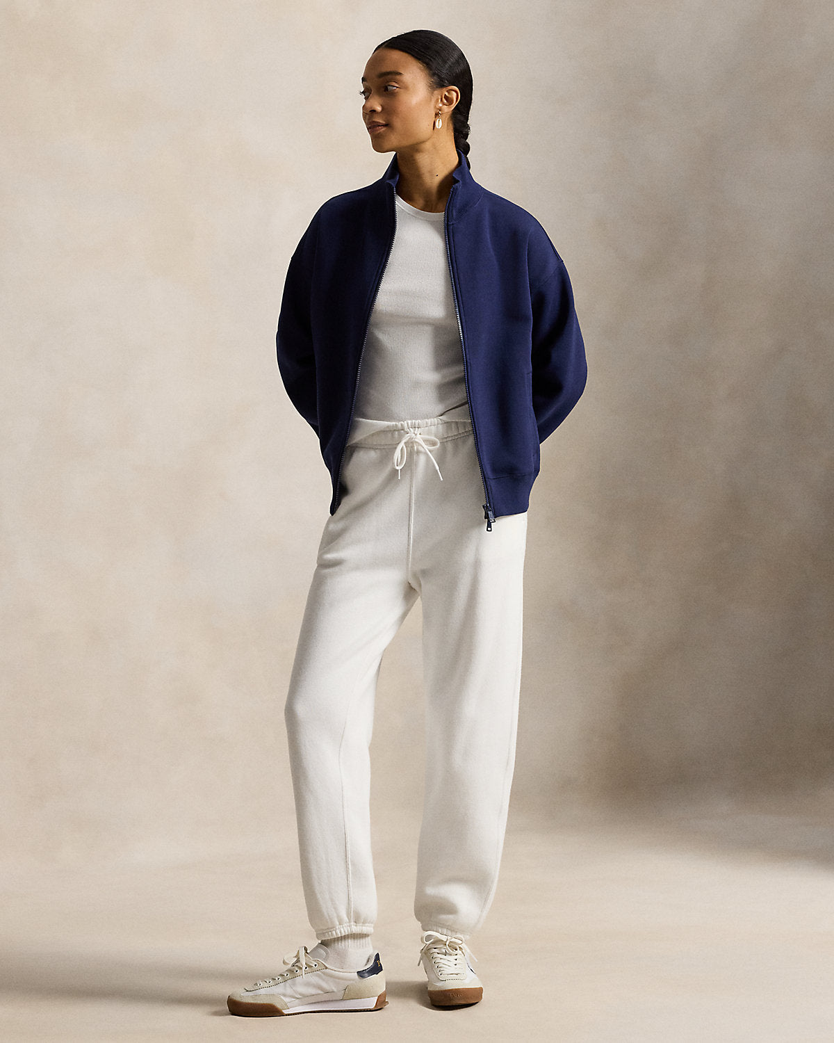 Double-Knit Full-Zip Sweatshirt