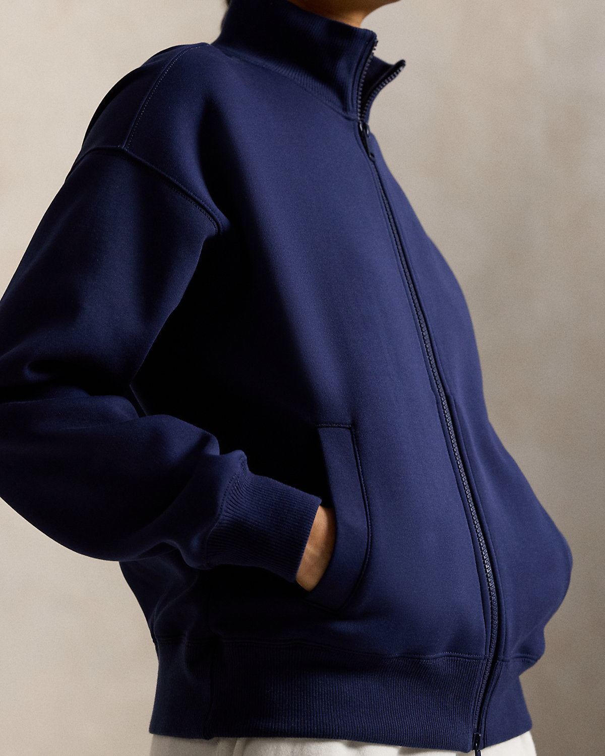 Double-Knit Full-Zip Sweatshirt