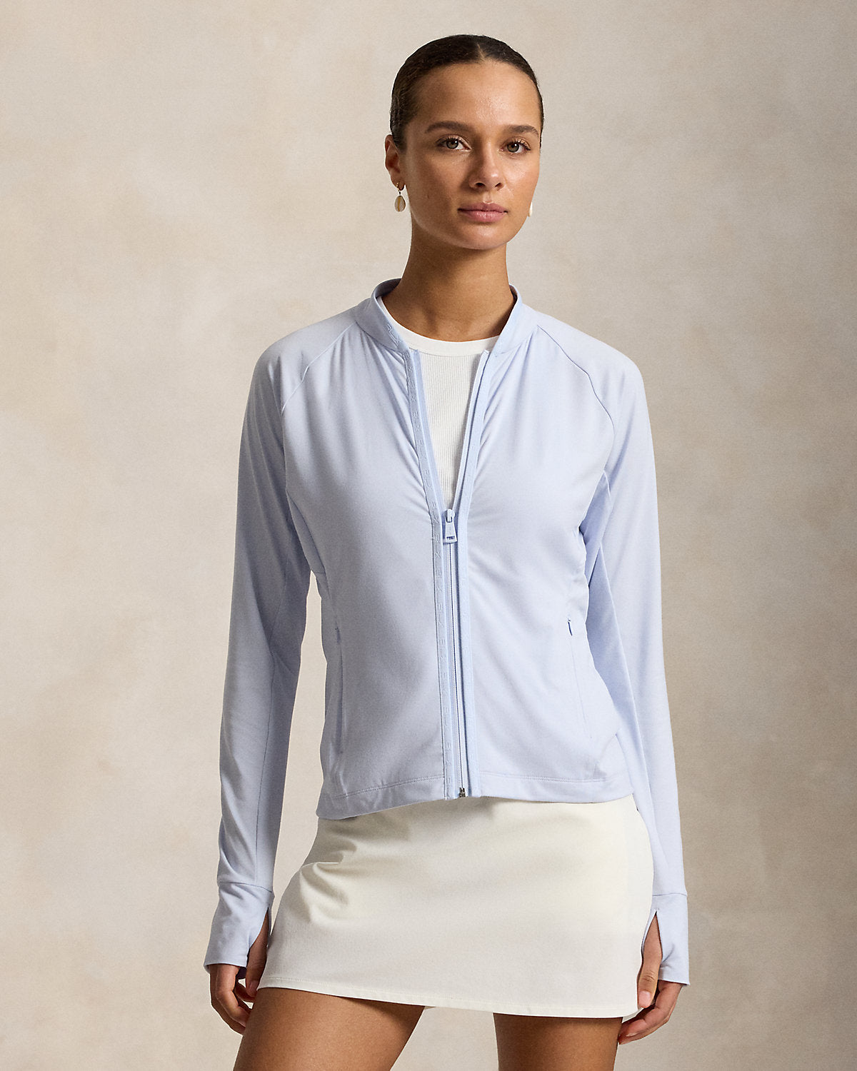 Stretch Jersey Zip Jacket