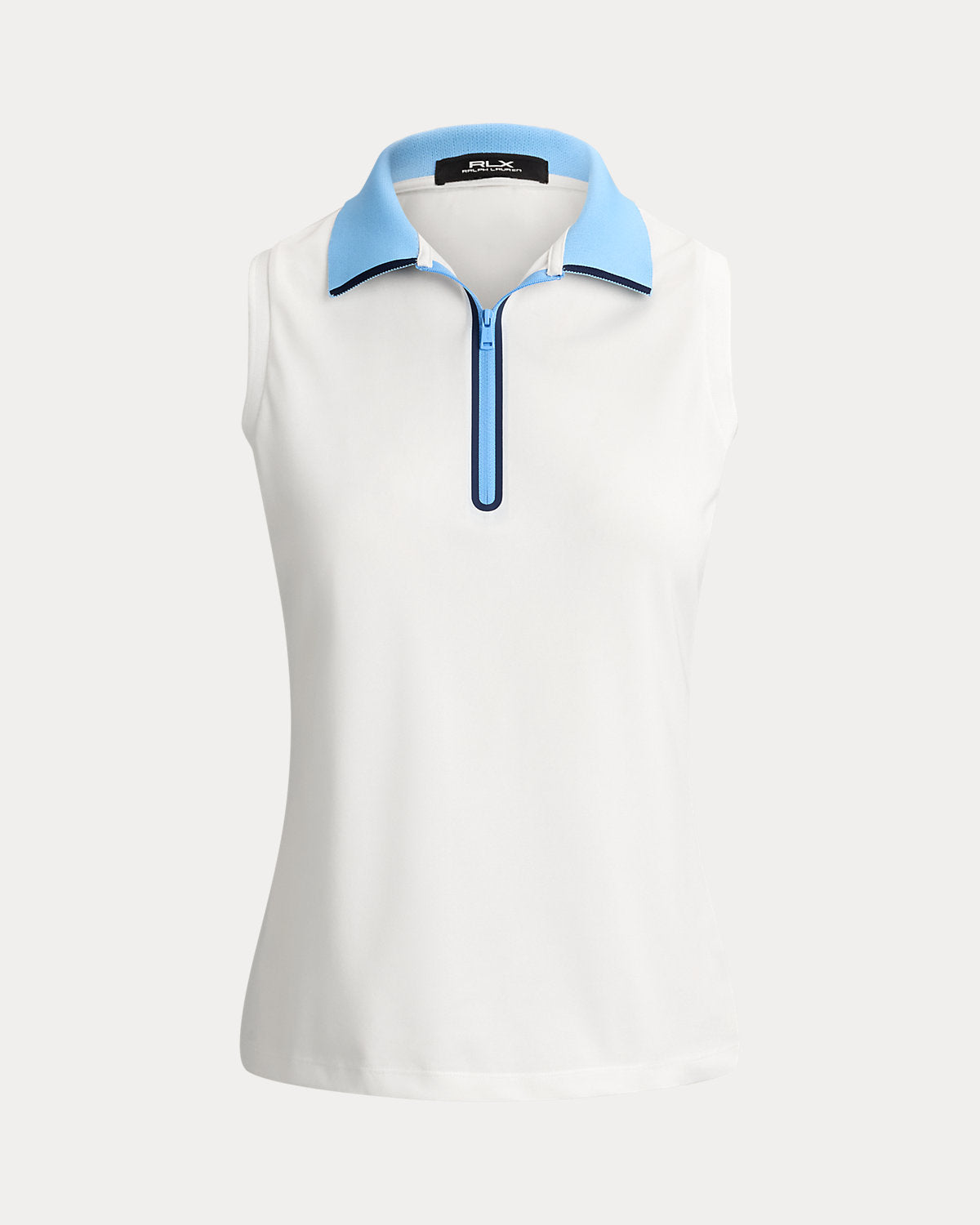 Sleeveless Quarter-Zip Polo Shirt