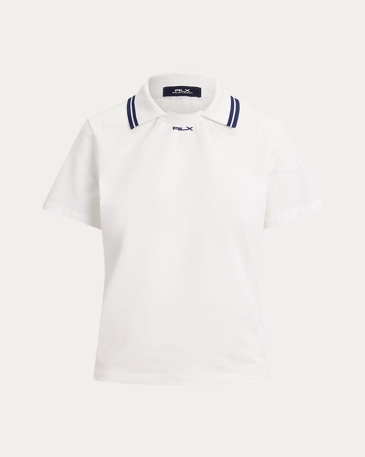 Jersey Layered-Collar Polo Shirt