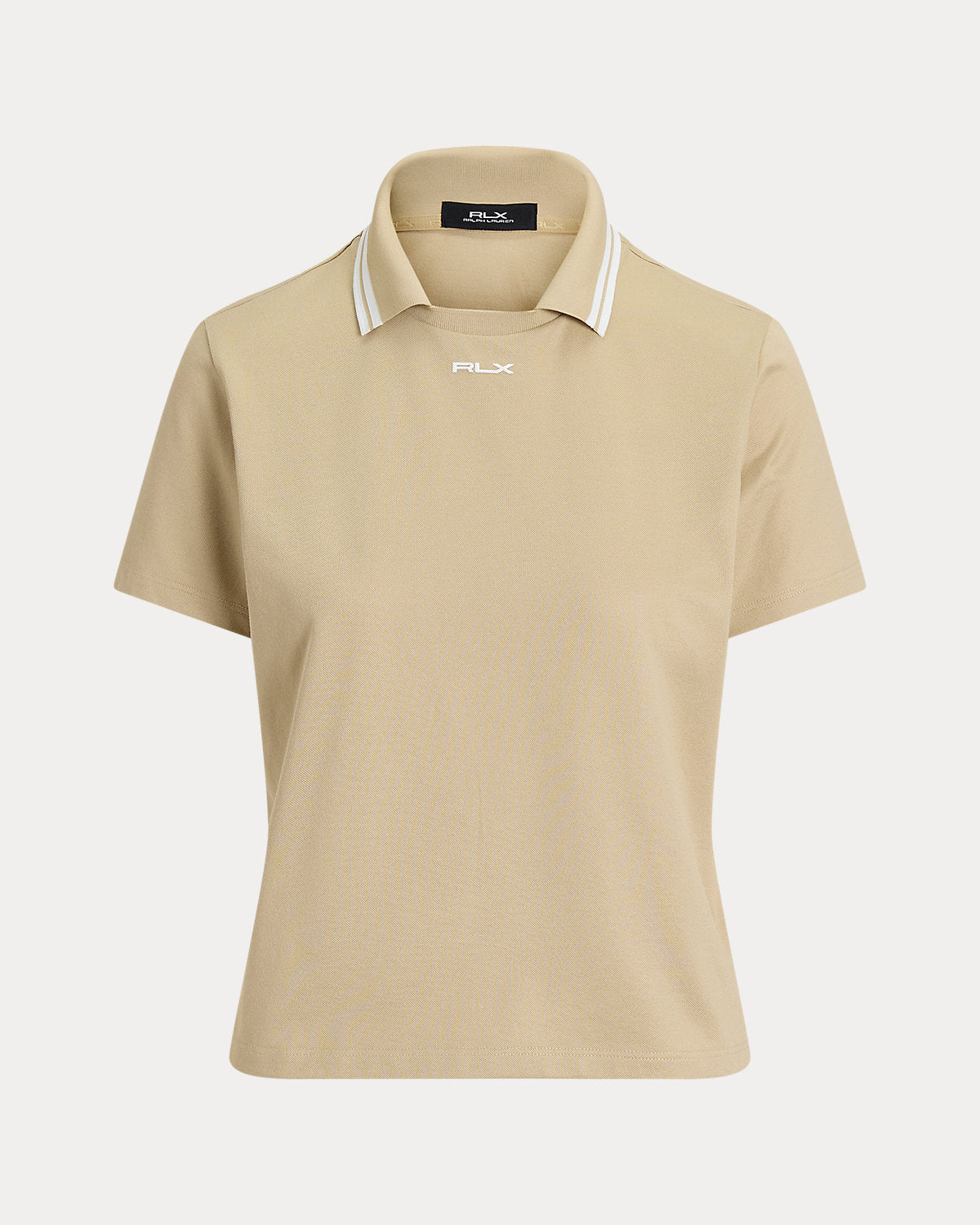 Jersey Layered-Collar Polo Shirt