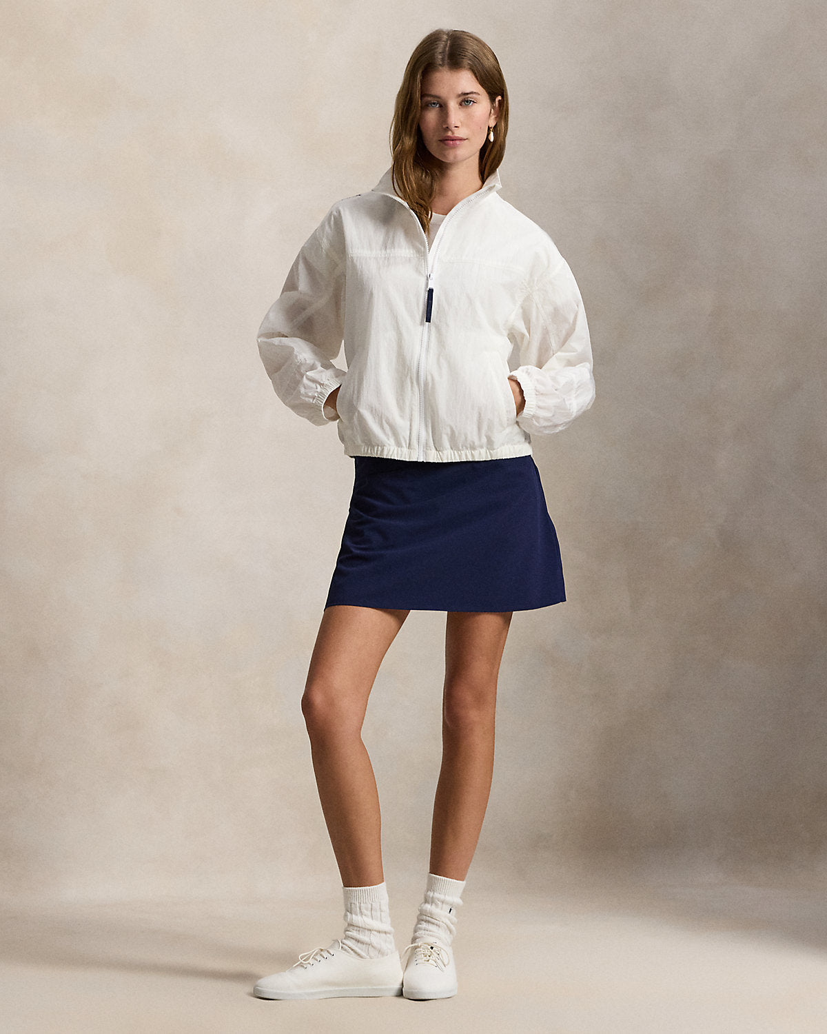 Mockneck Full-Zip Windbreaker