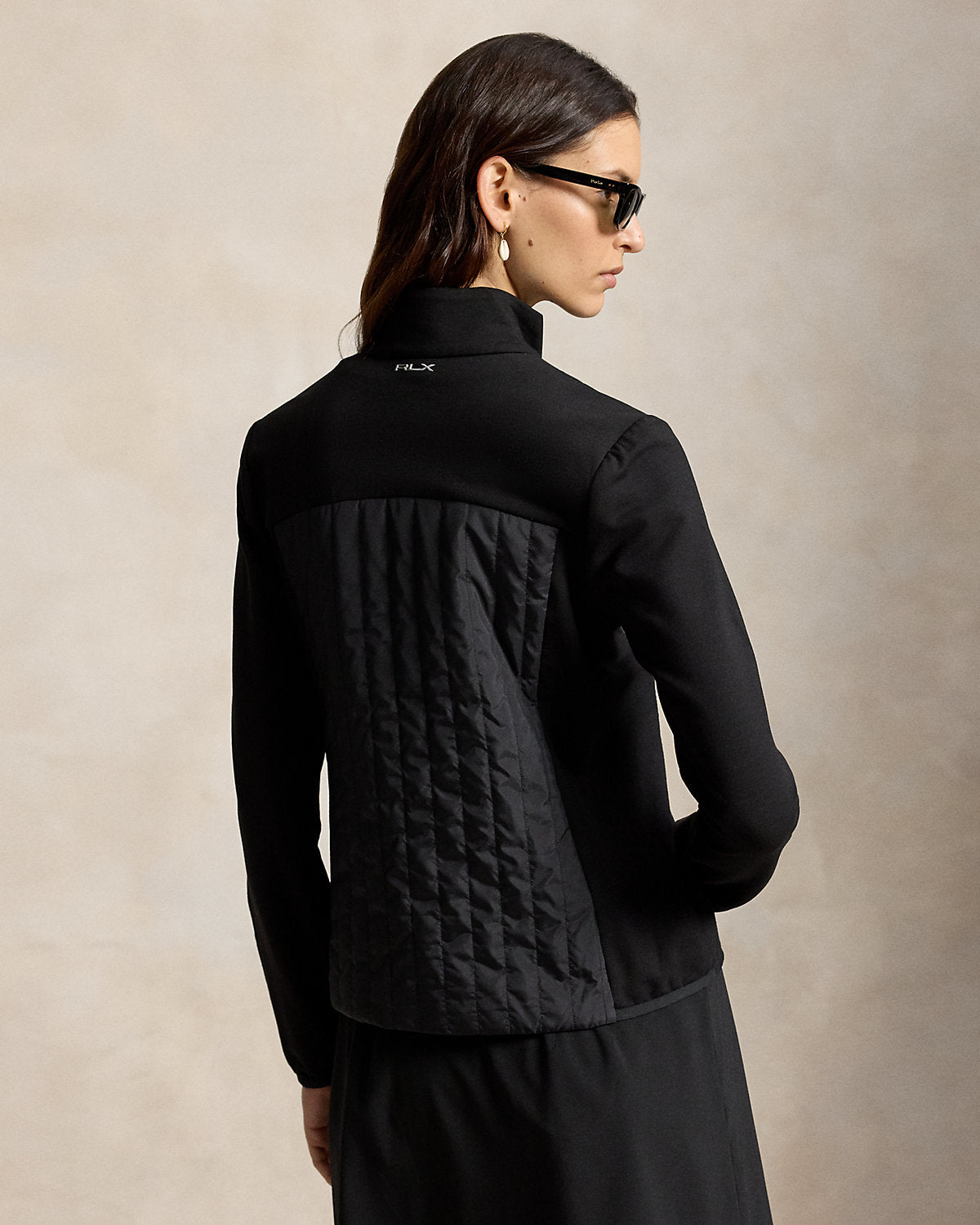 Hybrid Full-Zip Mockneck