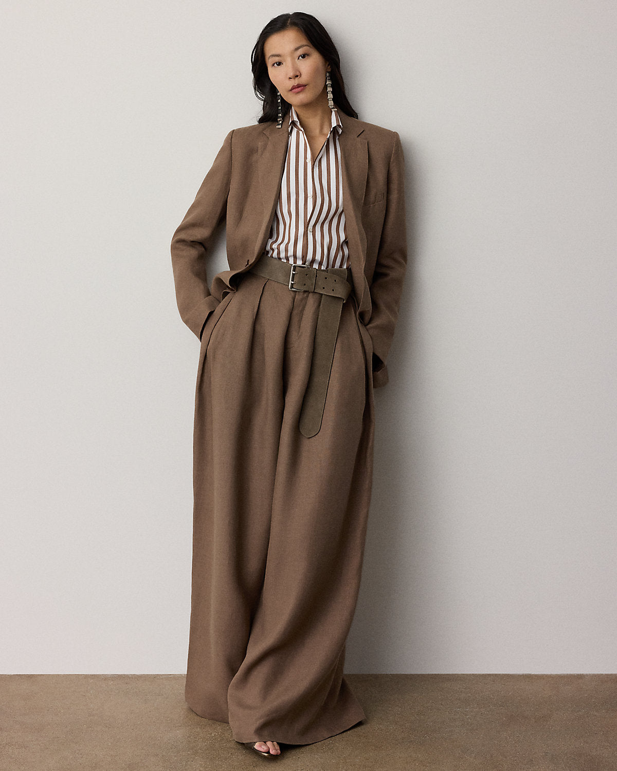 Capri Relaxed Fit Striped Cotton Shirt