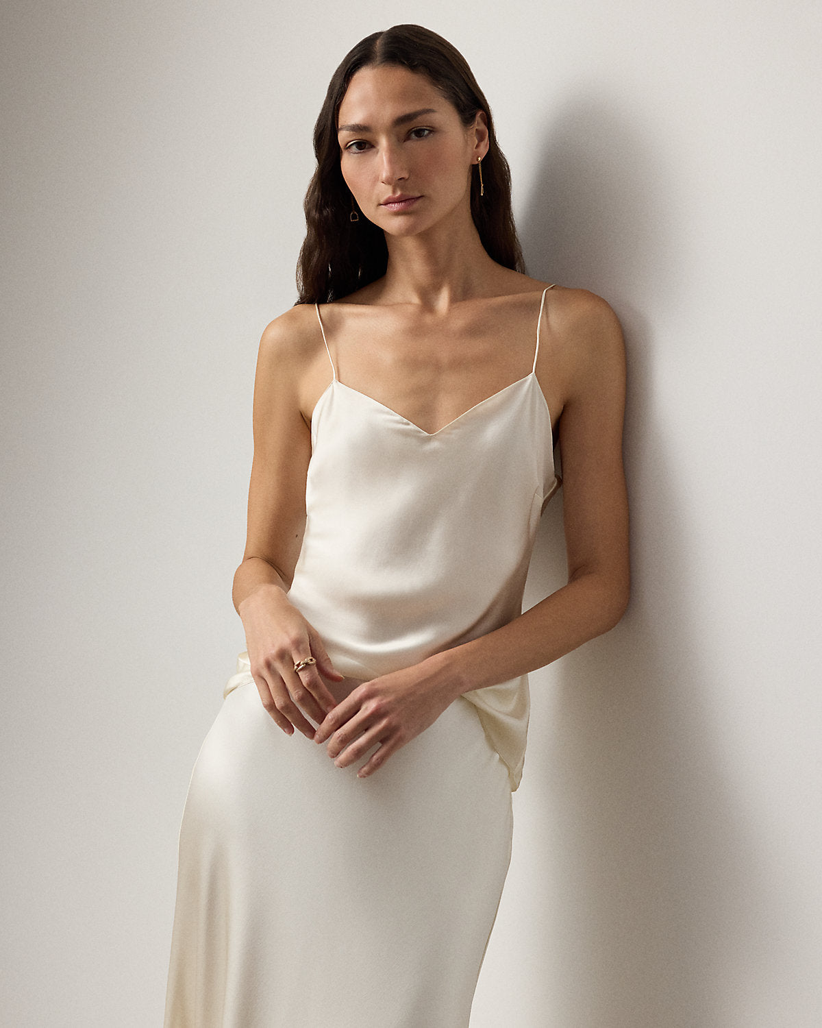 Annelia Washed Silk Charmeuse Camisole