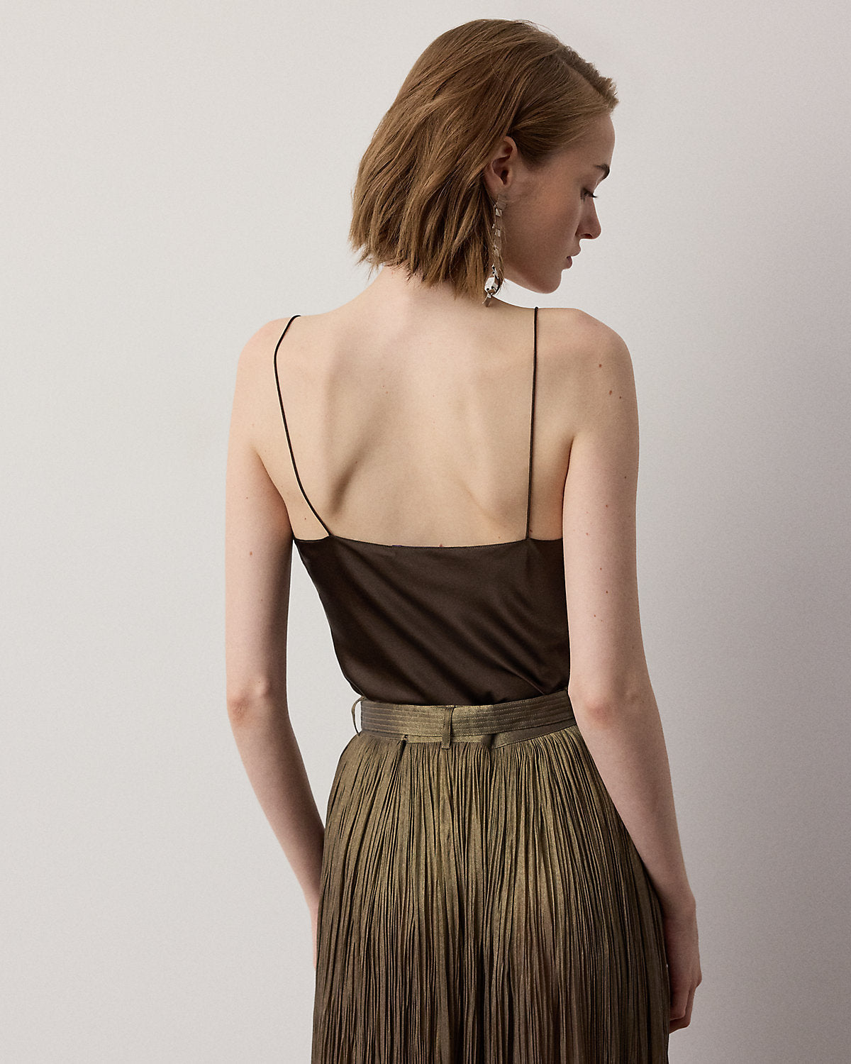 Annelia Washed Silk Charmeuse Camisole