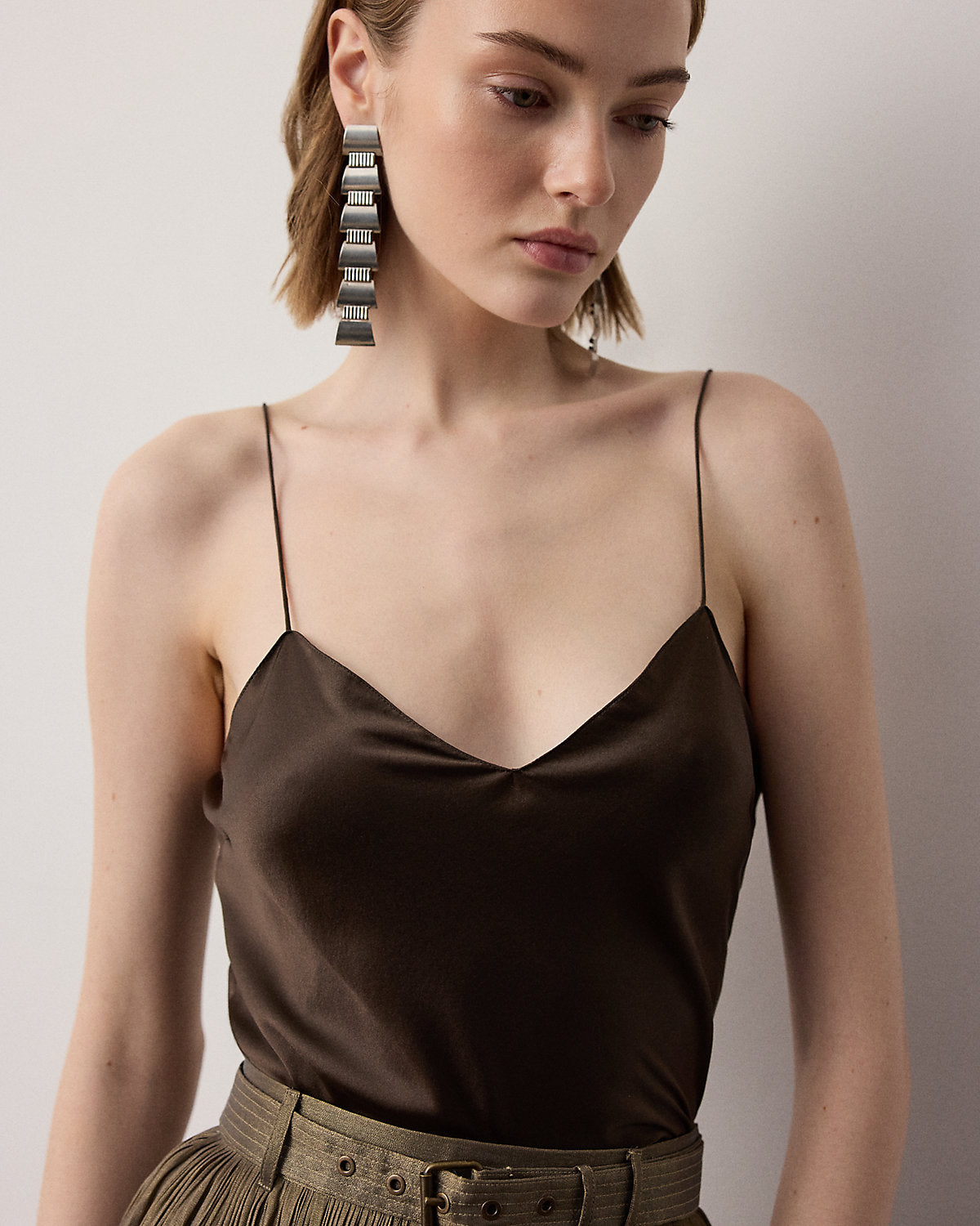 Annelia Washed Silk Charmeuse Camisole