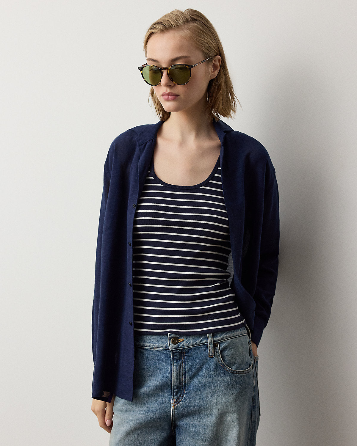 Capri Relaxed Fit Linen Voile Shirt