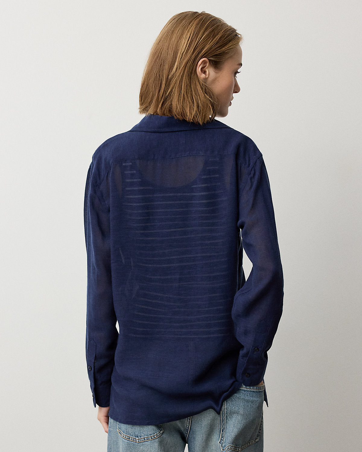 Capri Relaxed Fit Linen Voile Shirt