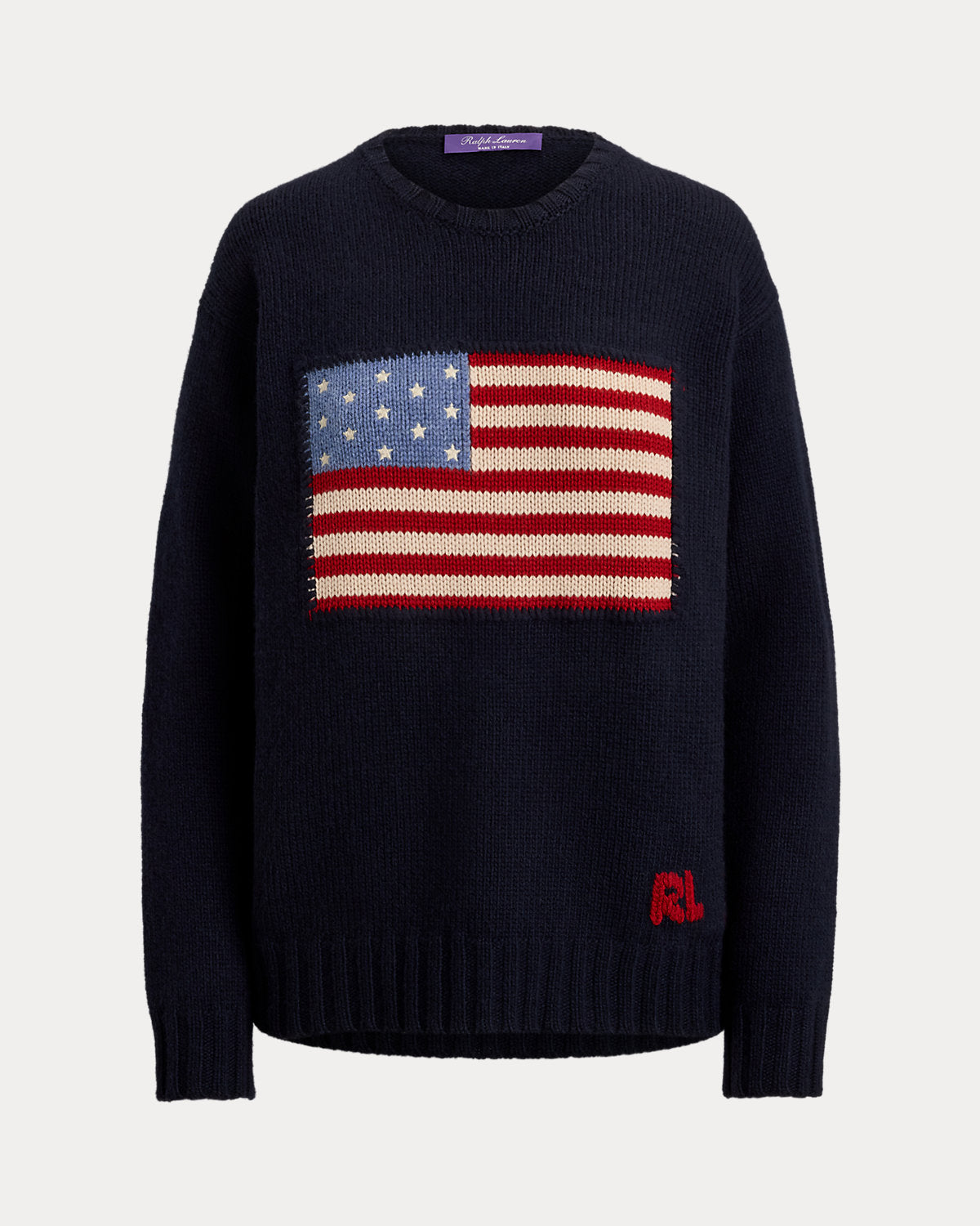 Women's Flag Cashmere Crewneck Sweater