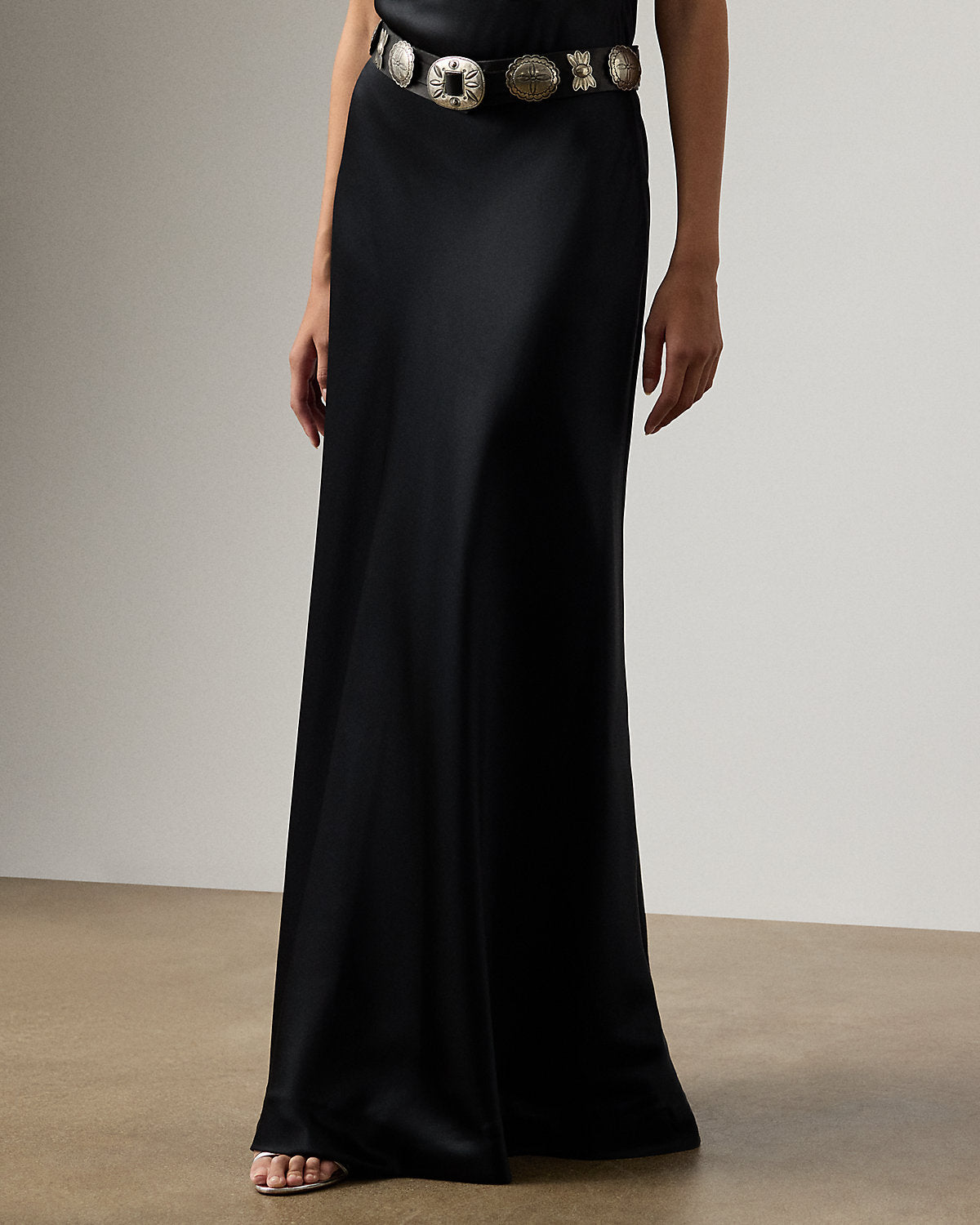 Masina Stretch Satin Skirt