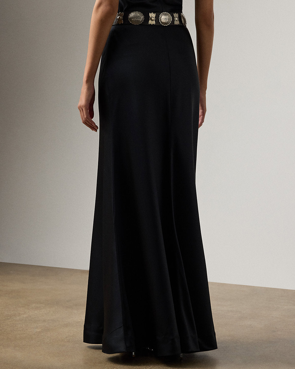 Masina Stretch Satin Skirt