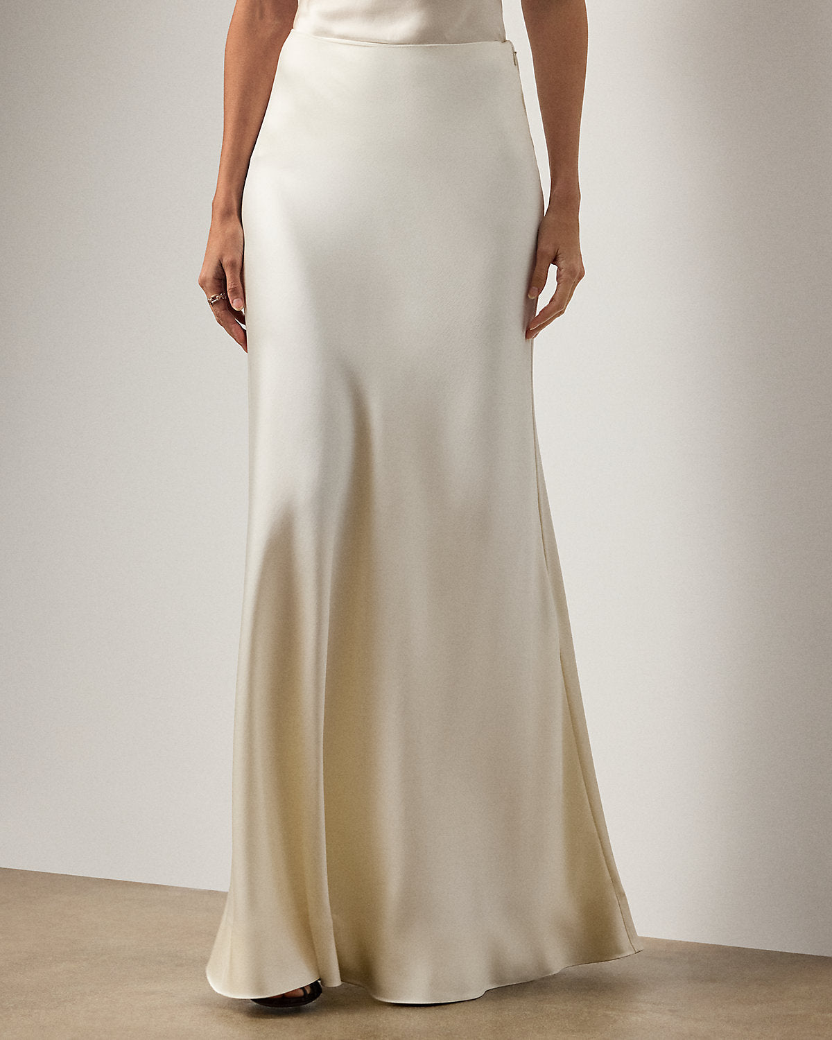 Masina Stretch Satin Skirt